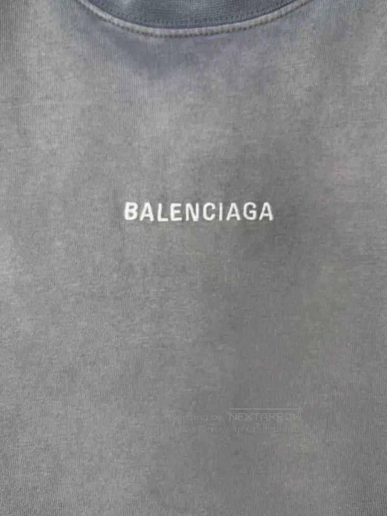 Balenciaga Balenciaga Letter Print Round Neck Pullover Short Sleeve T Size US XL / EU 56 / 4 - 3 Thumbnail