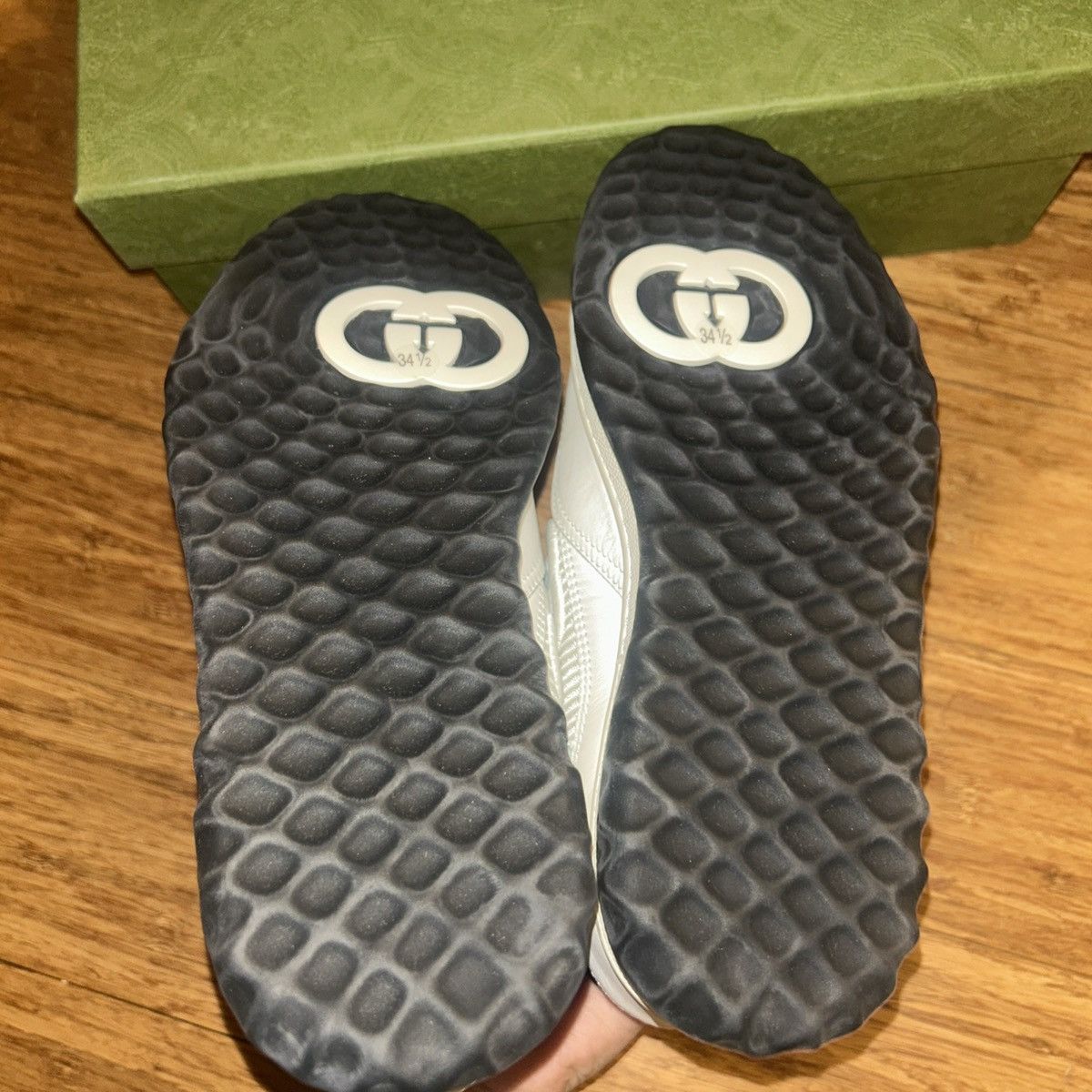 Gucci Gucci Mac80 Sneaker Off White Black Size US 4.5 / IT 34.5 - 4 Thumbnail
