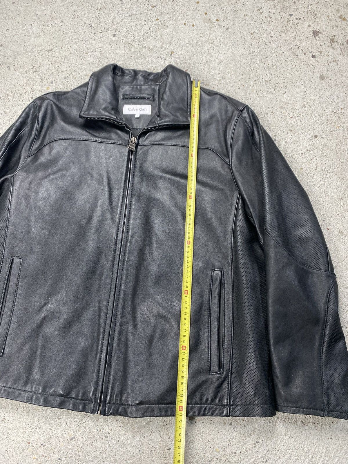 Calvin Klein Calvin klein black leather jacket luxury Size US L / EU 52-54 / 3 - 20 Thumbnail