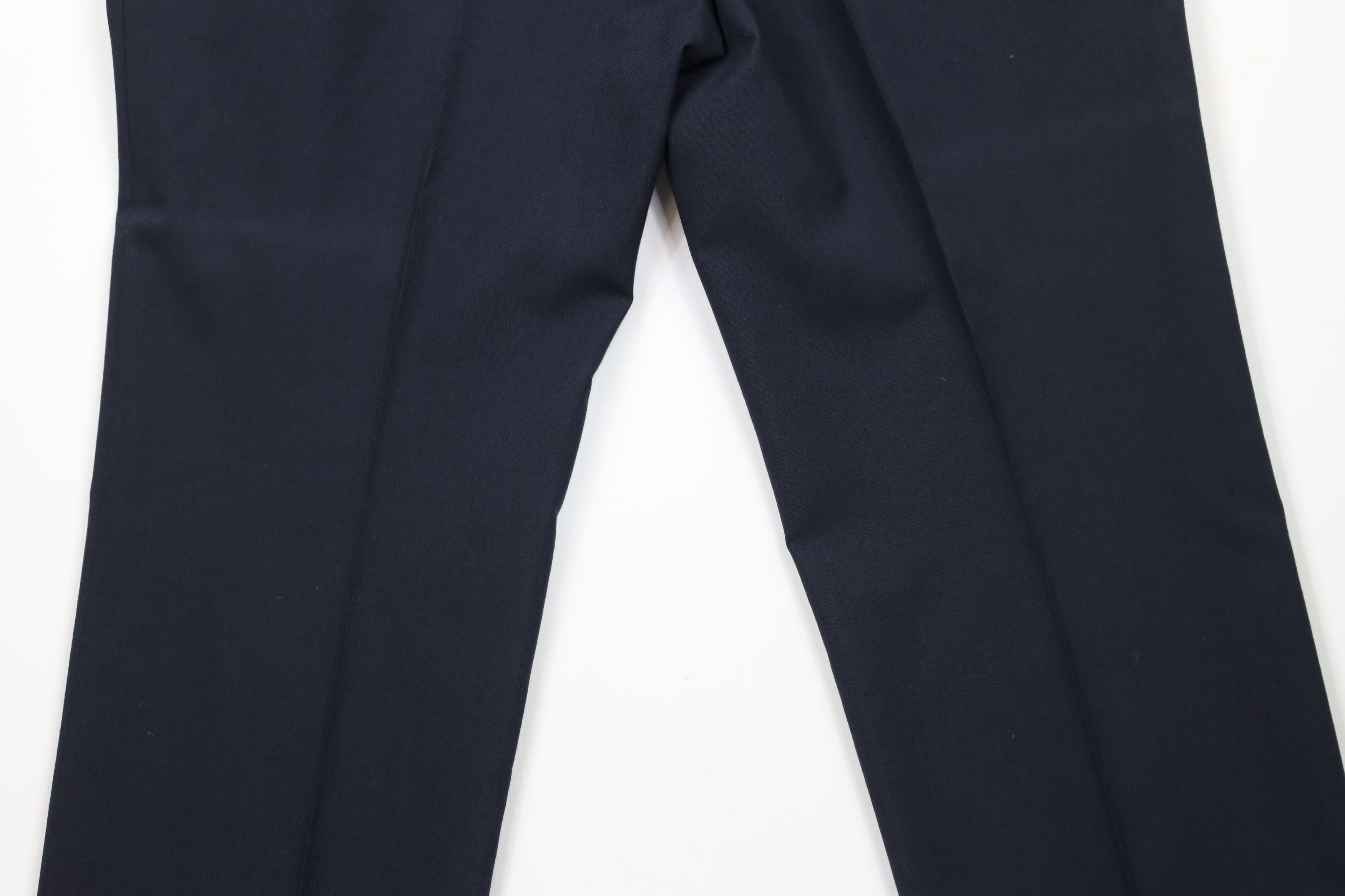 Vintage Vintage 90s Streetwear Wide Leg Chino Pants Navy Blue USA Size US 38 / EU 54 - 12 Thumbnail