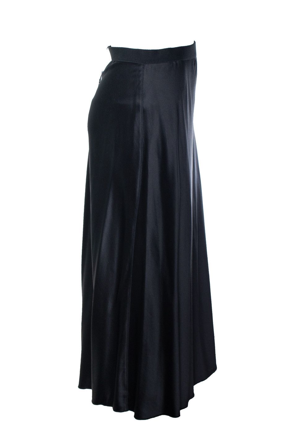 Other Ahlvar gallery, black silk midi skirt Size 28" / US 6 / IT 42 - 4 Thumbnail