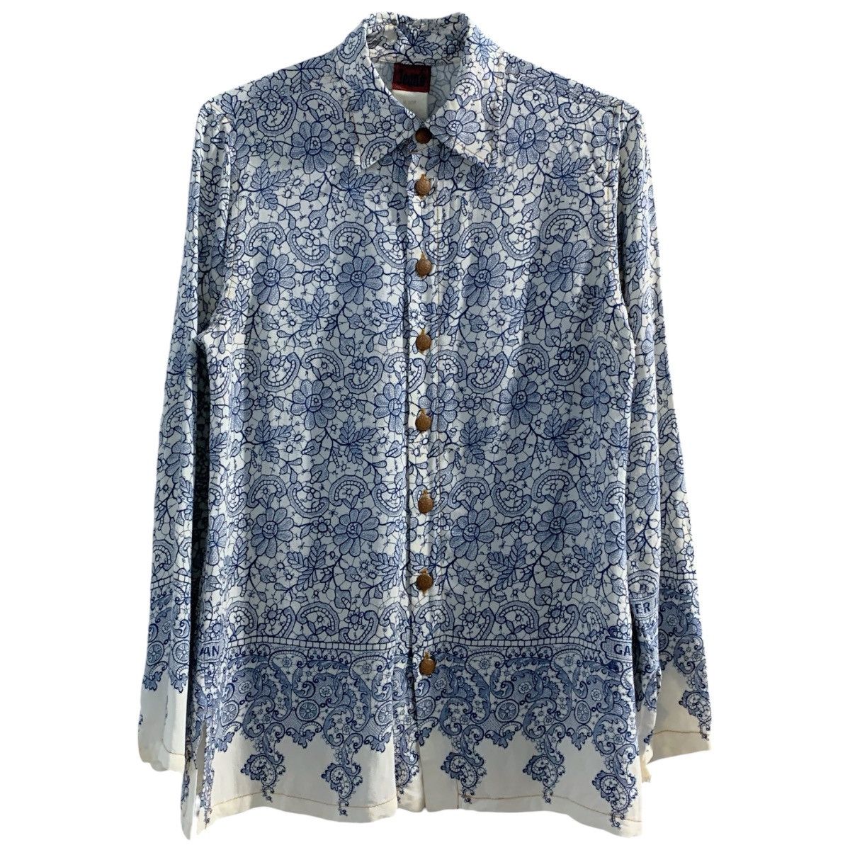 Jean Paul Gaultier Jean Paul Gaultier Jean’s 1990s Floral Paisley Rayon Shirt Size S / US 4 / IT 40 - 1 Thumbnail
