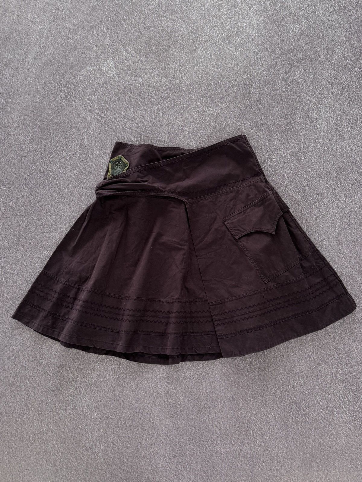 Diesel Vintage Diesel 00s Japanese Vibe Archival Y2K Skirt Size 27" / US 4 / IT 40 - 1 Thumbnail