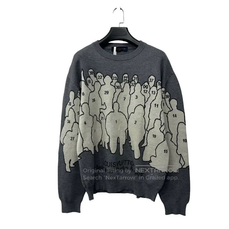 Other Louis Vuitton Gray portrait sweater Size US XXL / EU 58 / 5 - 1 Thumbnail