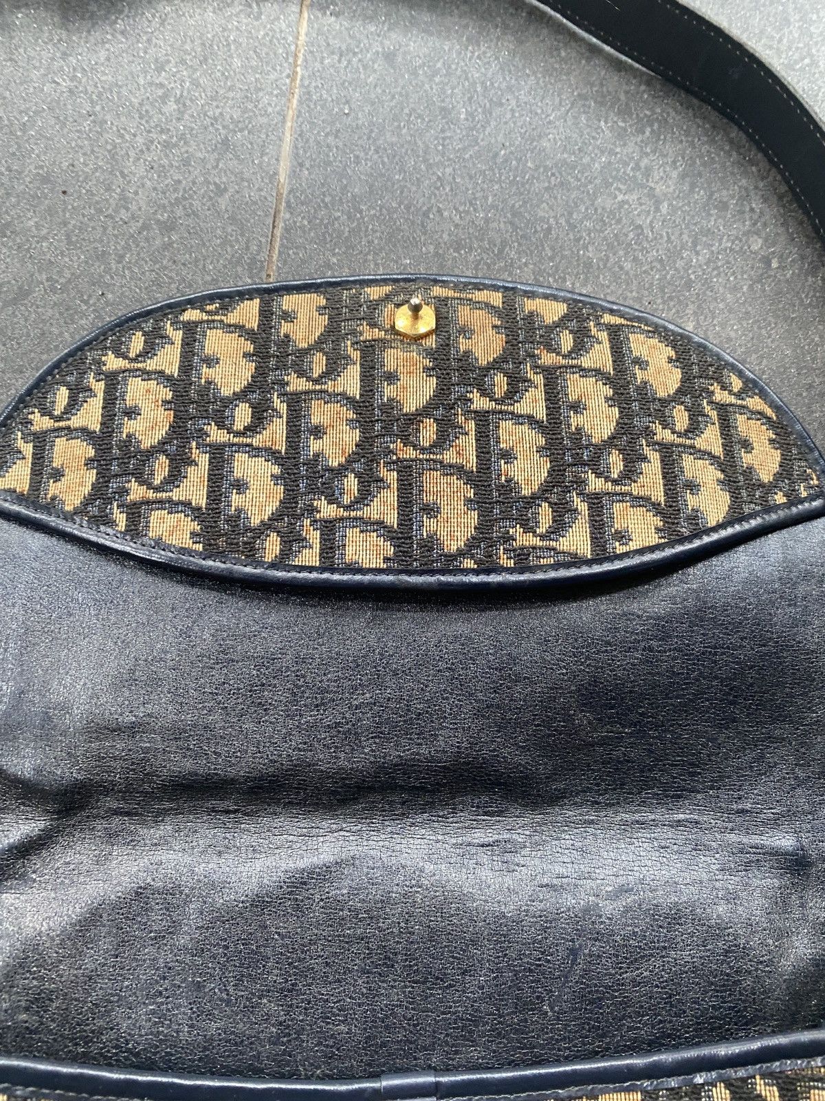 Dior Vintage Christian Dior 1970s Monogram Satchel Bag Size ONE SIZE - 11 Thumbnail