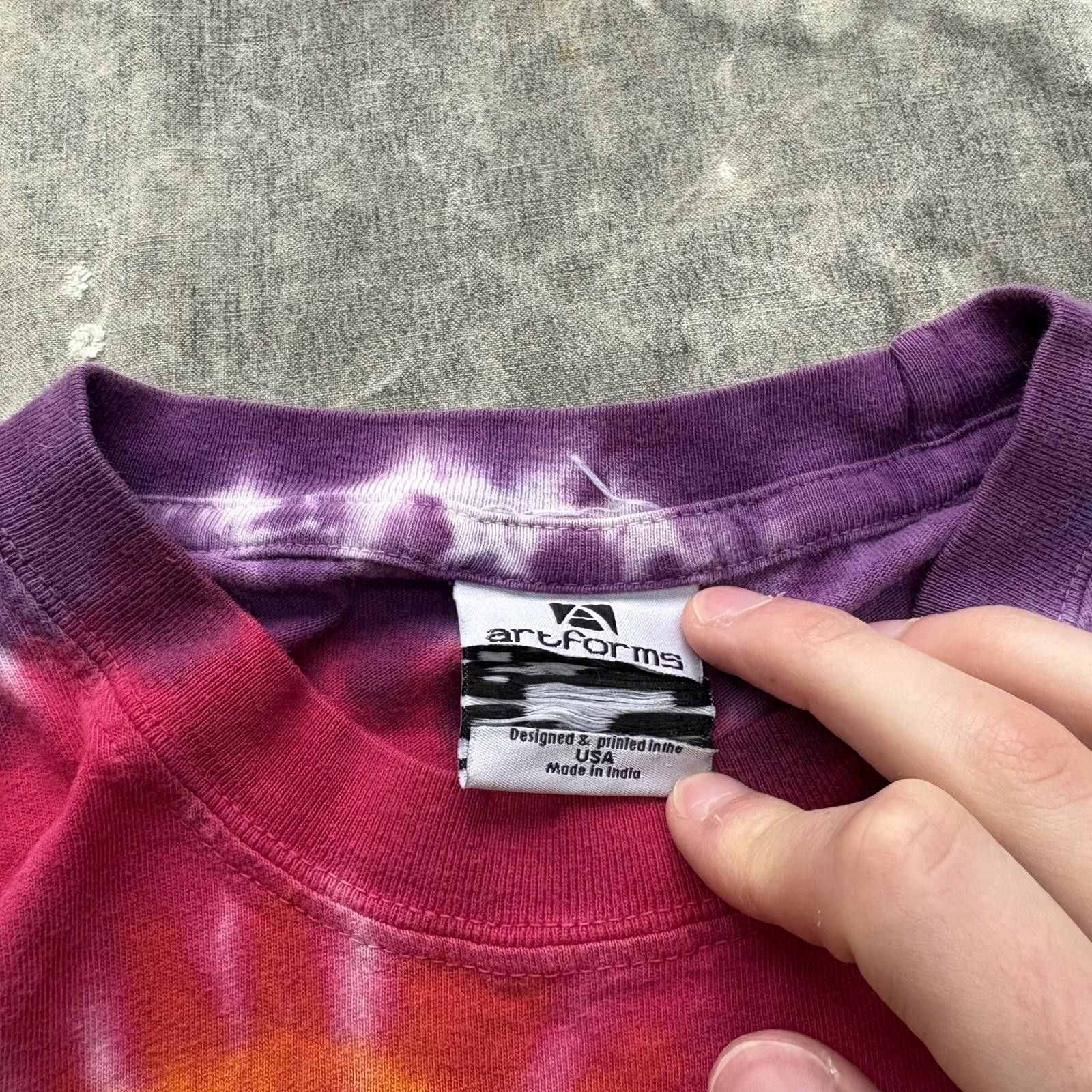 Vintage Vintage Y2K Tie Dye Memphis Zoo Penguin Rock Animal Shirt Size M / US 6-8 / IT 42-44 - 3 Thumbnail