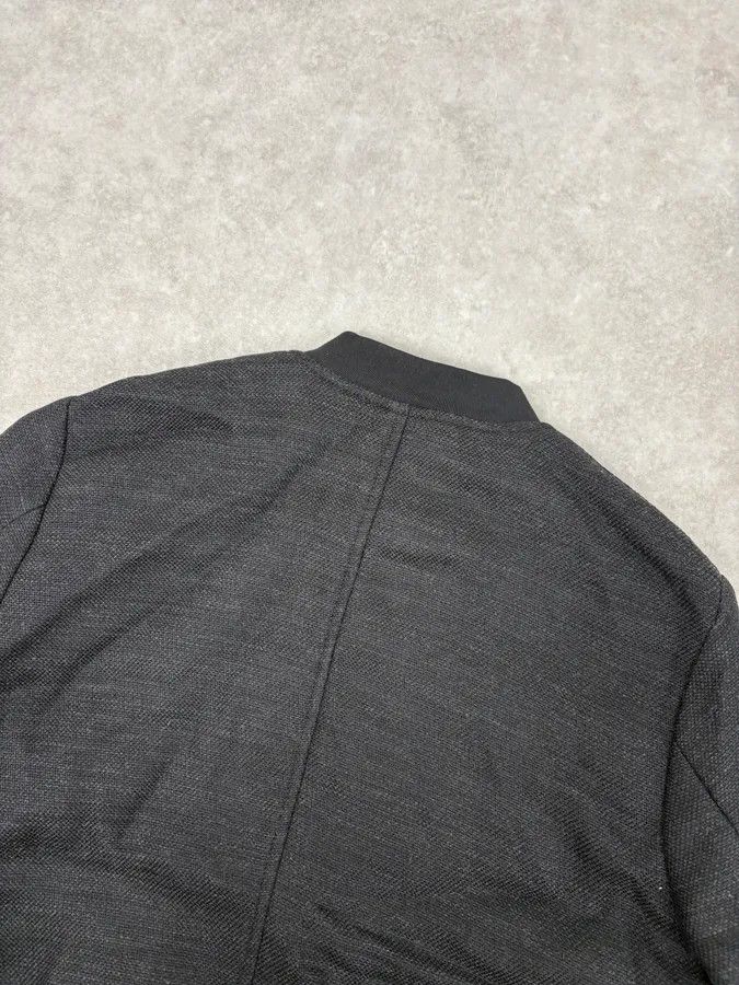 Emporio Armani AW2015 Emporio Armani Black Wool Aura Bomber Jacket Size US S / EU 44-46 / 1 - 8 Thumbnail