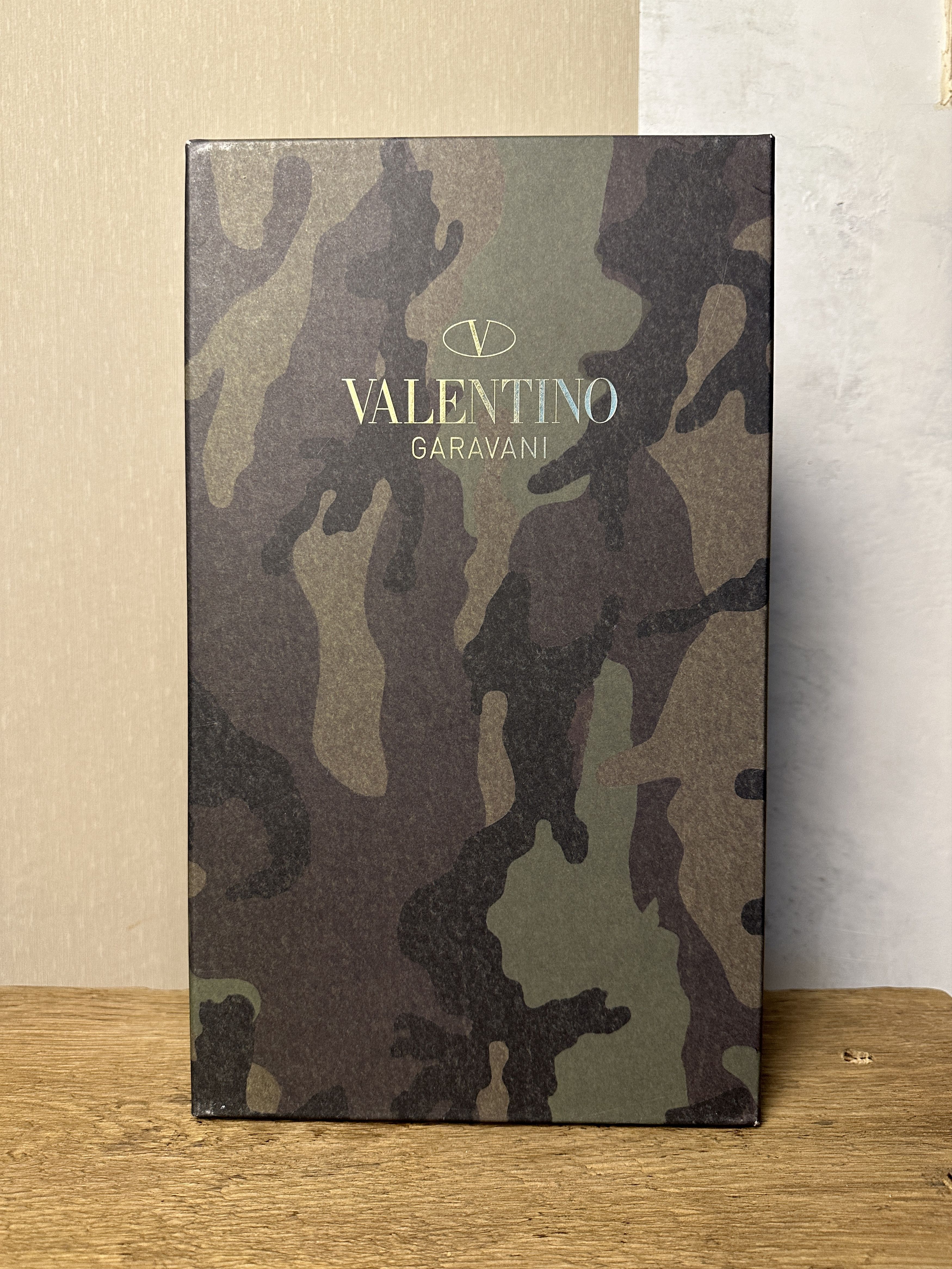 Valentino VALENTINO Rockrunner Felt Camo Trainer Sneaker Olive Size US 11 / EU 44 - 9 Thumbnail