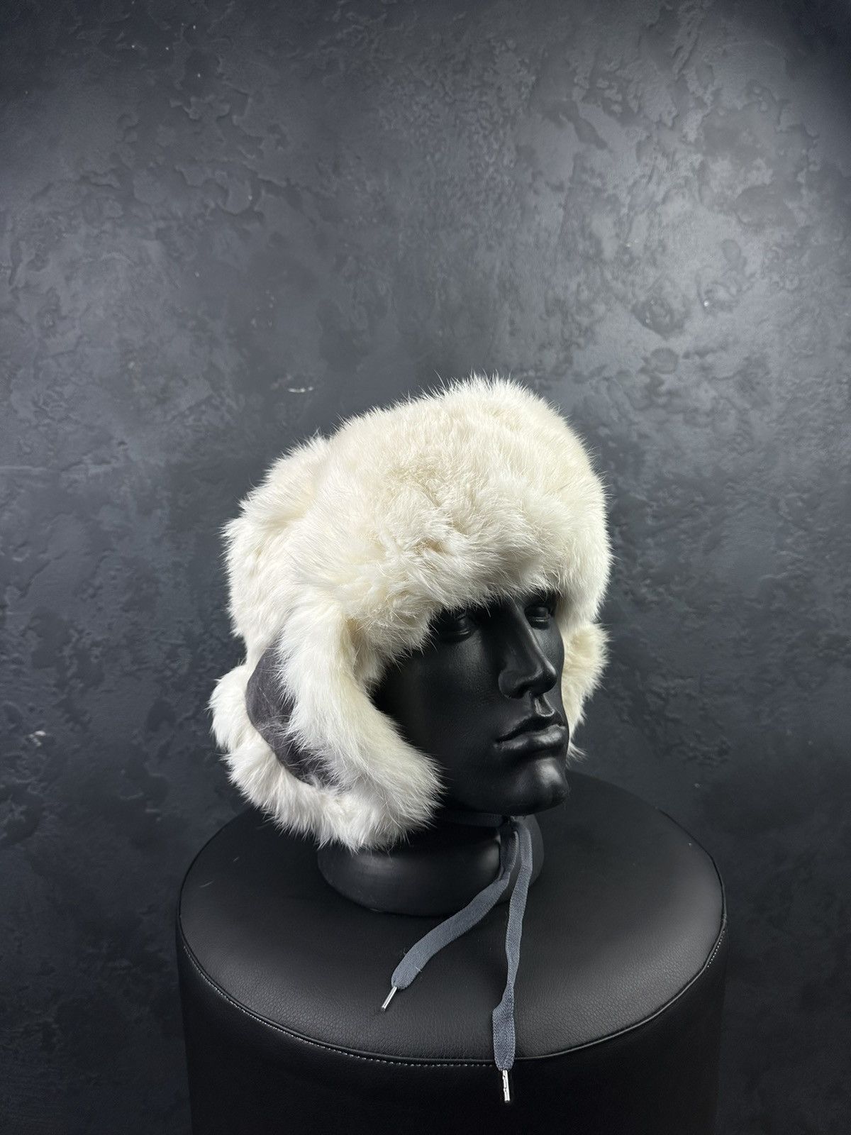 Hysteric Glamour × Japanese Brand Y2K Style Mohair Fuzzy Ushanka Hat Faux Fur Distressed 90s Size ONE SIZE - 1 Thumbnail