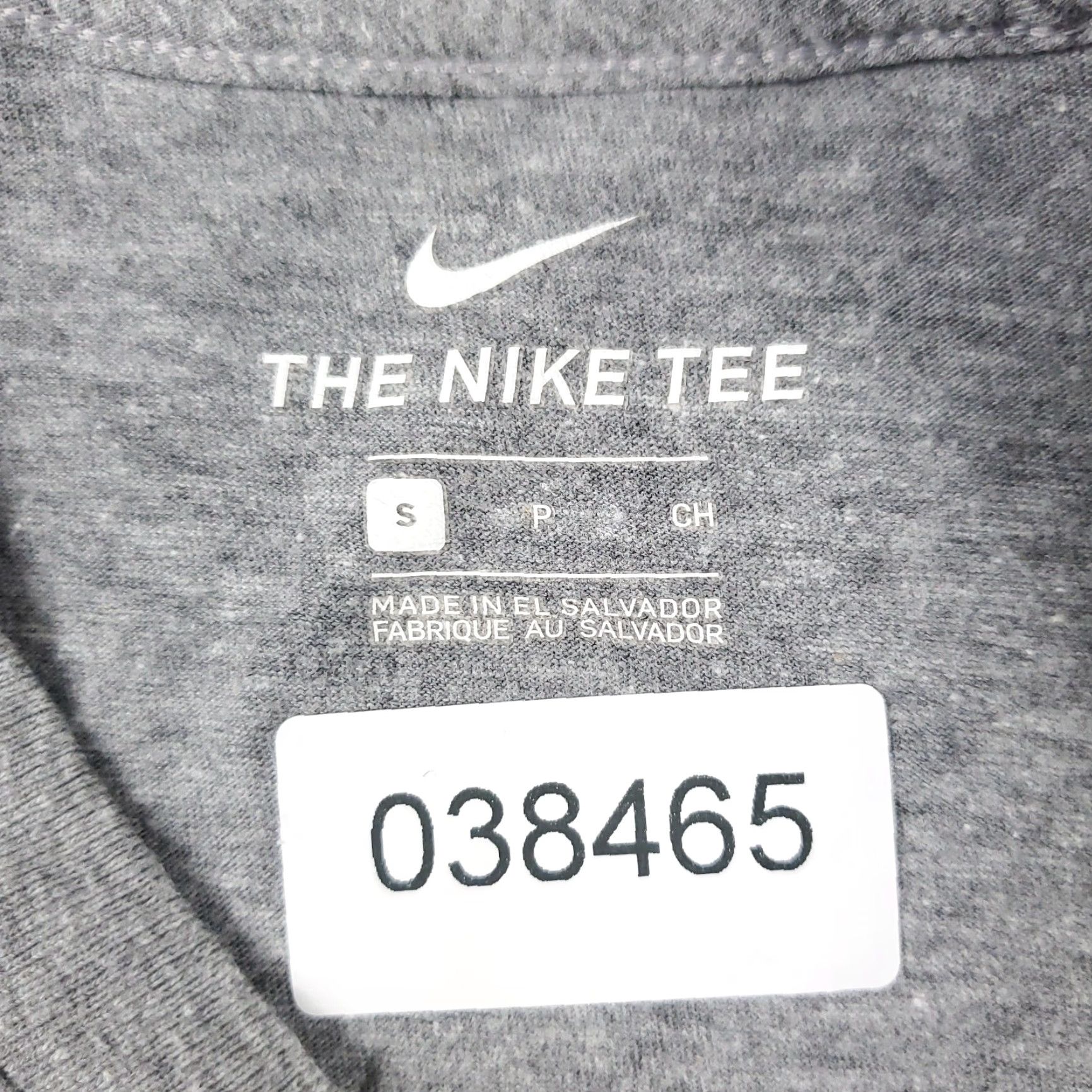 Nike Nike Shirt Mens Small Gray Dri-Fit Logo Short Sleeve Casual Sports Size US S / EU 44-46 / 1 - 7 Thumbnail