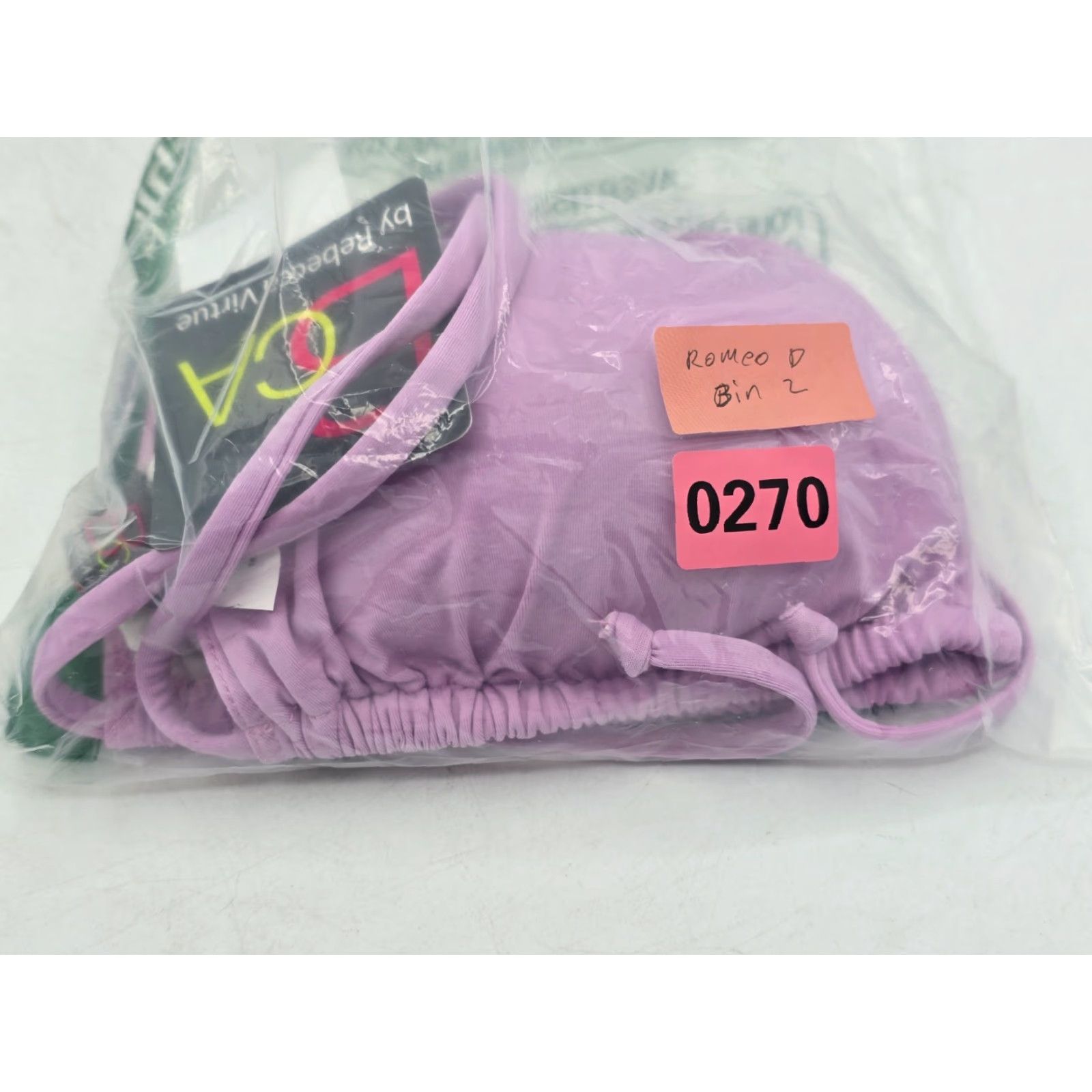 Vintage NWT BCA by Rebecca Virtue Kira Women's Multi-Way Triangle Bikini Top - Size L Size L / US 10 / IT 46 - 2 Thumbnail