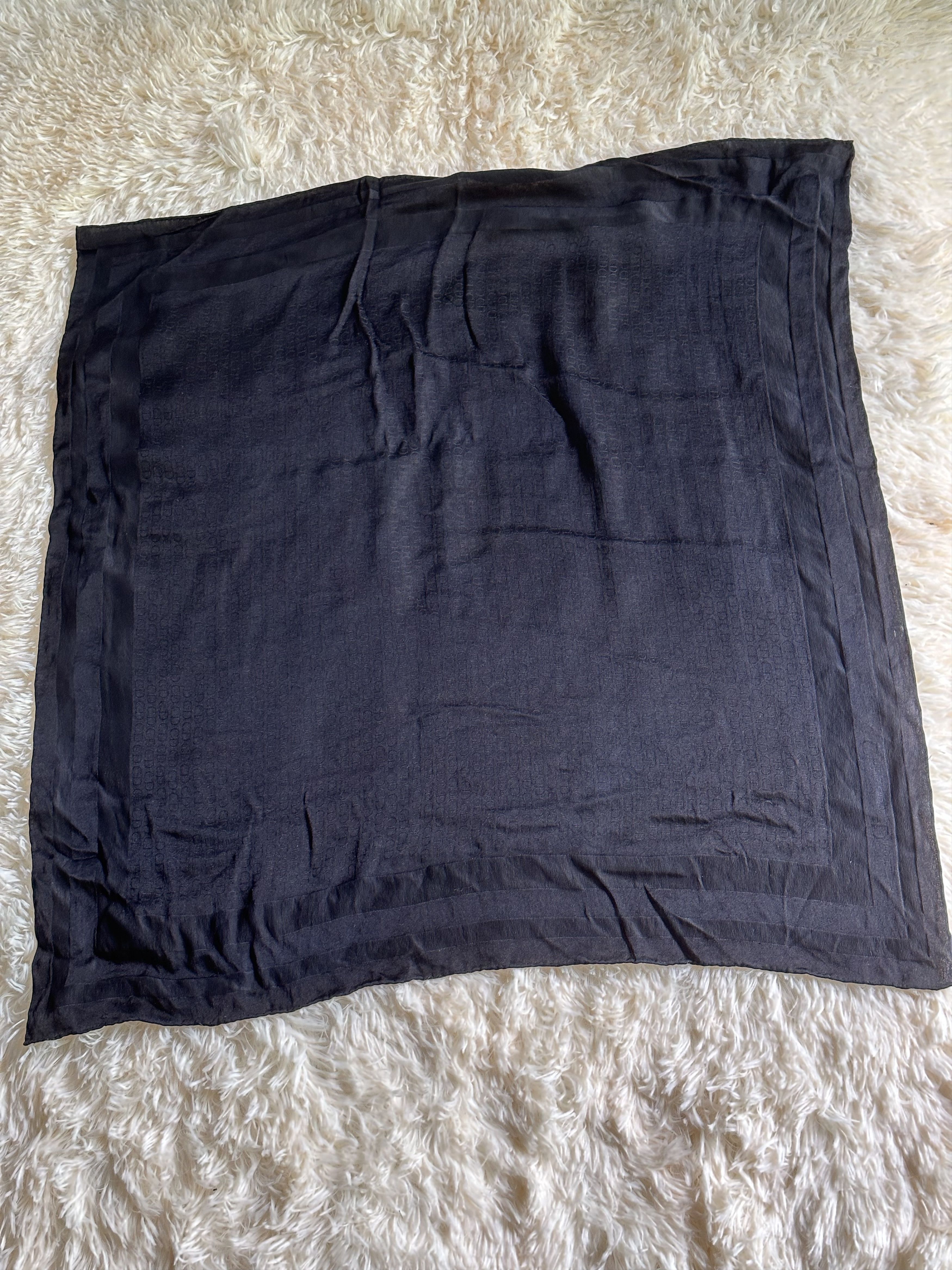 Christian Dior Monsieur Vintage Lot Of 2 Handkerchief Christian Dior Scarf Silk Size ONE SIZE - 3 Thumbnail
