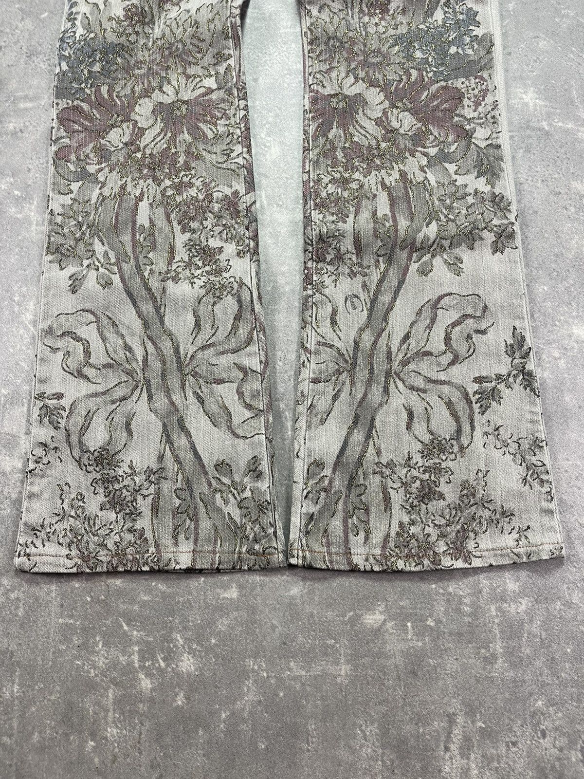 Just Cavalli Just Cavalli Flower Floral Printed Side Pocket Pants 29 Size US 29 - 4 Thumbnail