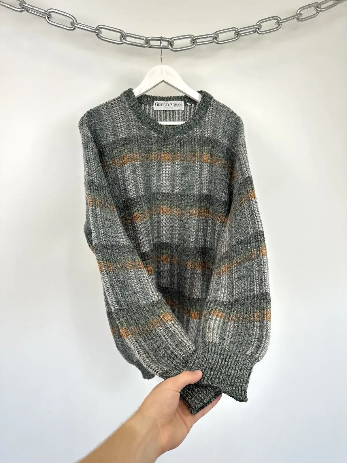 Giorgio Armani Giorgio Armani Wool Sweater Size US XL / EU 56 / 4 - 10 Thumbnail