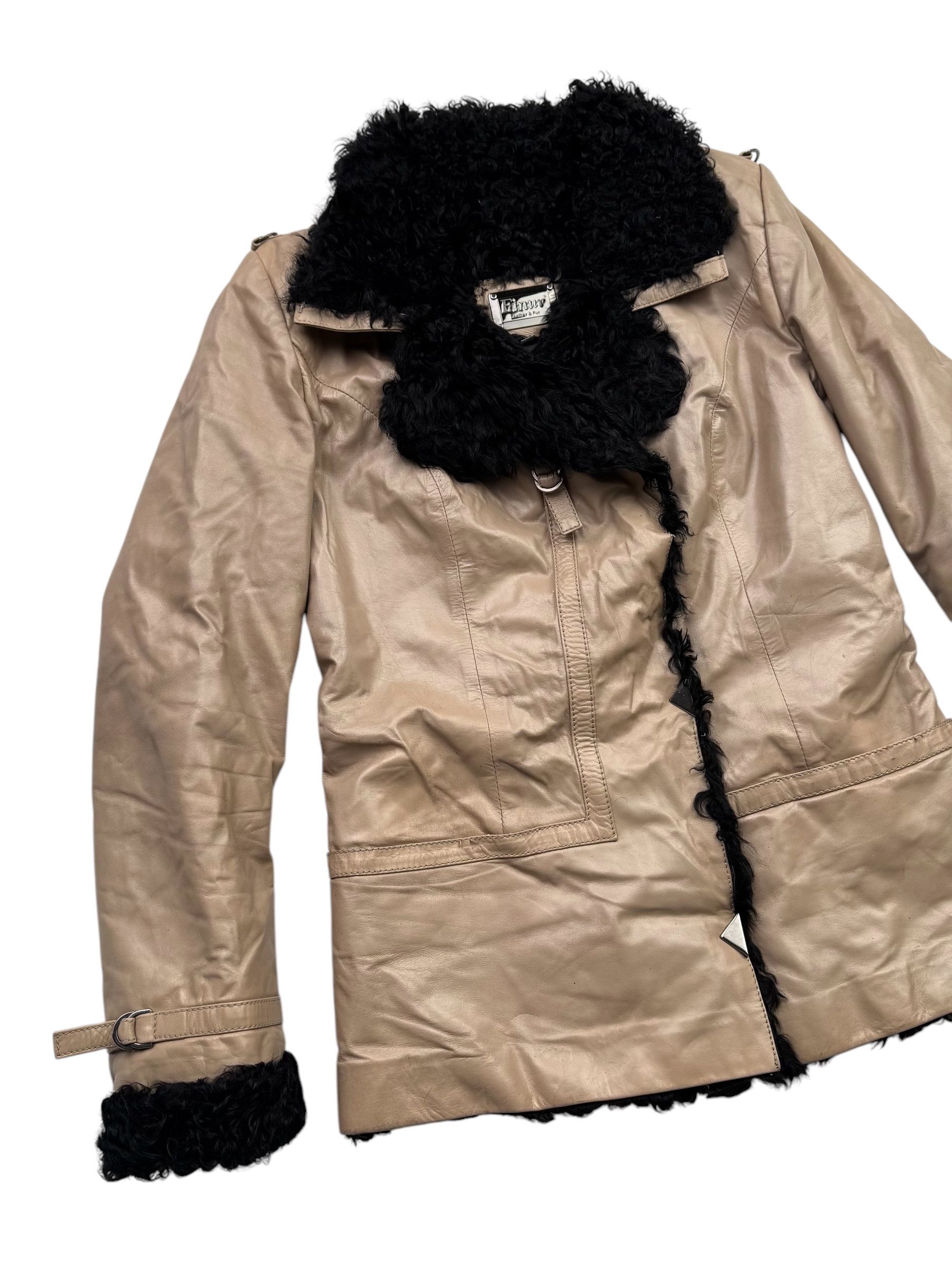 Japanese Brand Vintage Real Sheepskin Coat W120(V9) Size XS / US 0-2 / IT 36-38 - 2 Thumbnail