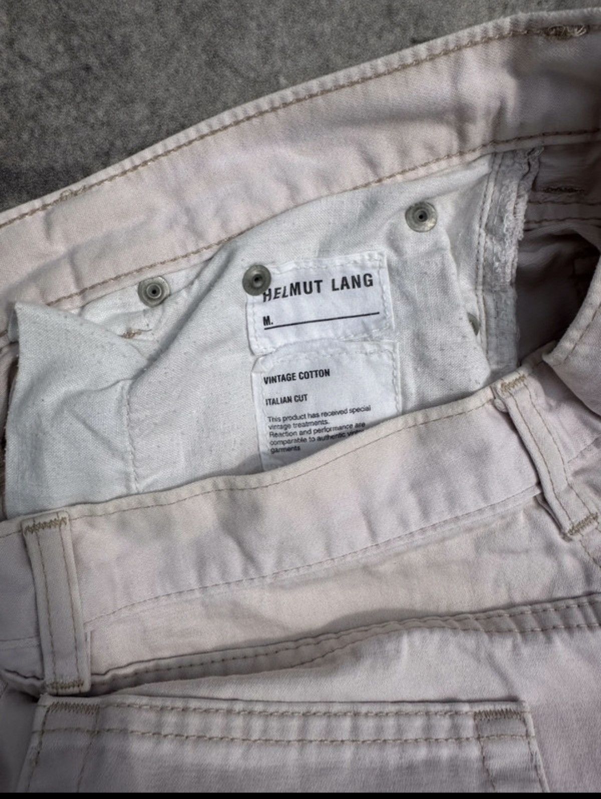 Helmut Lang Helmut Lang Vintage Italian Cut Jeans Size US 27 - 4 Thumbnail