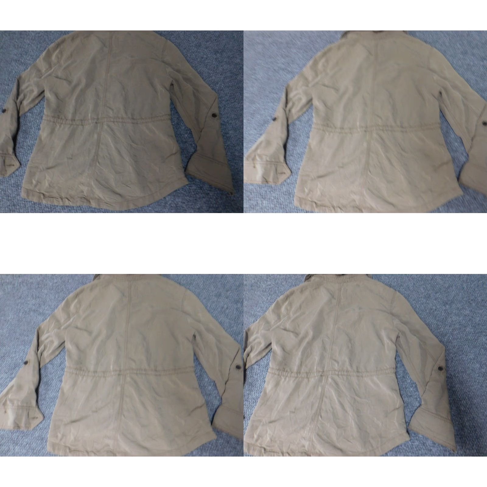American Eagle Outfitters American Eagle Outfitters Jacket Women M Beige Lightweight Denim Button Zip Casual Winter Regular Medium Women Size M / US 6-8 / IT 42-44 - 8 Thumbnail