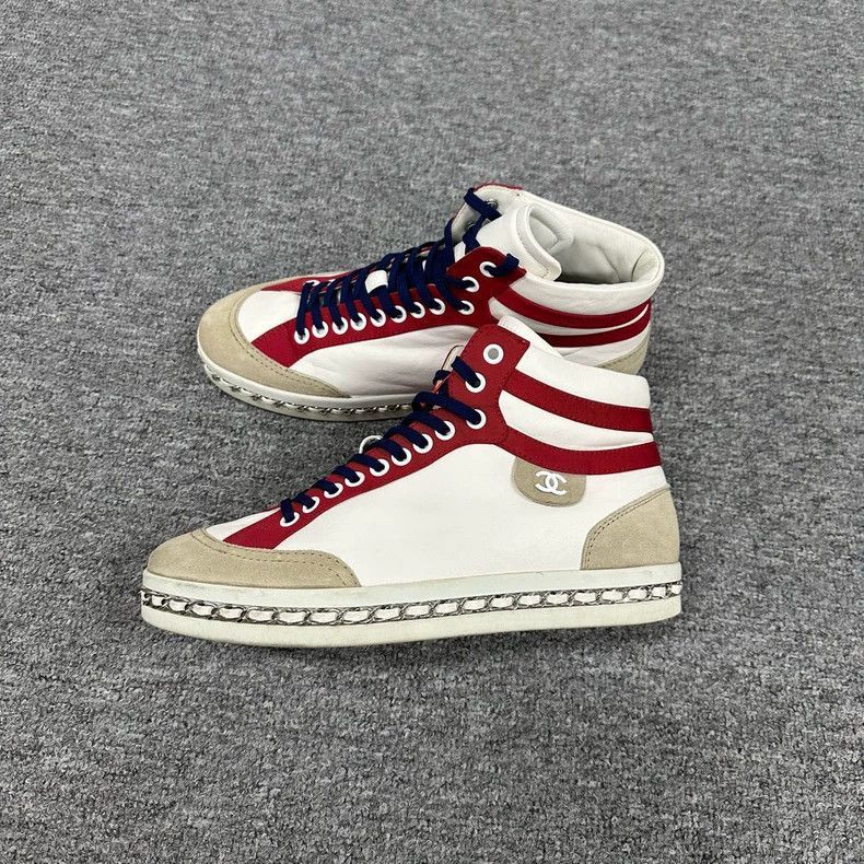 Chanel Chanel High Top Casual Sneakers -2505 Size US 7.5 / EU 40-41 - 3 Thumbnail