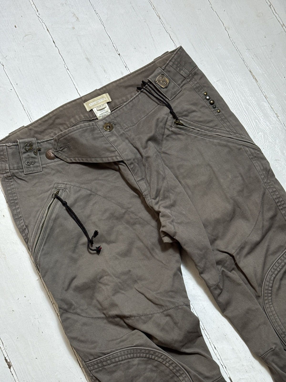 Diesel VINTAGE DIESEL 2000s BREECHES Size 27" / US 4 / IT 40 - 7 Thumbnail