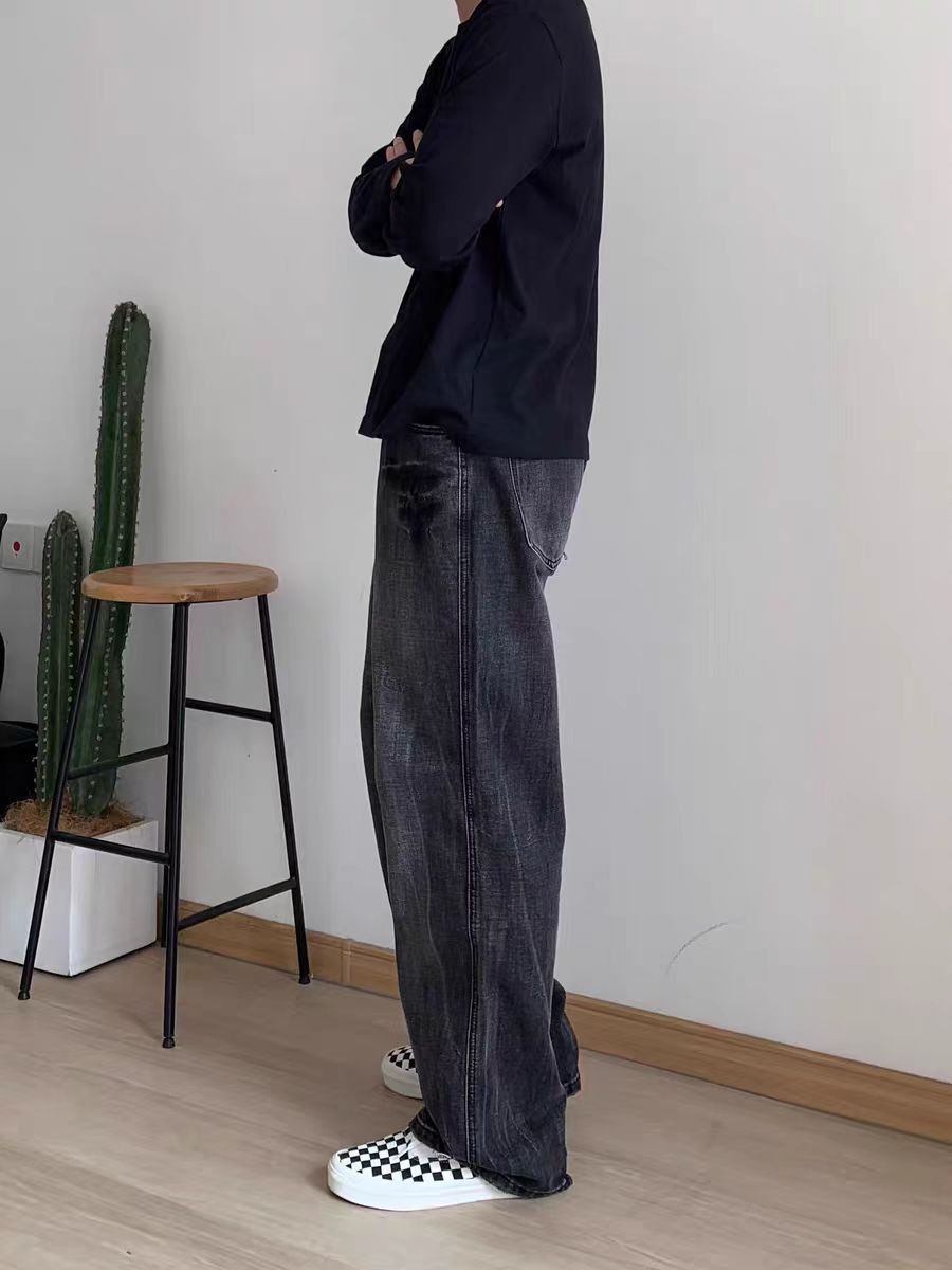 Japanese Brand × Vintage Vintage Washed and Aged Black Casual Jeans Size US 36 / EU 52 - 4 Thumbnail
