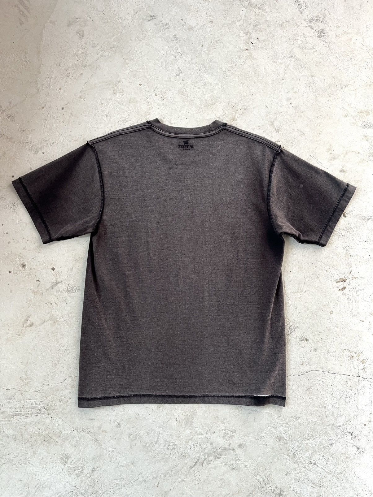 Vintage Vintage Sun Faded Hanes Inside-out Tee Size US M / EU 48-50 / 2 - 2 Thumbnail