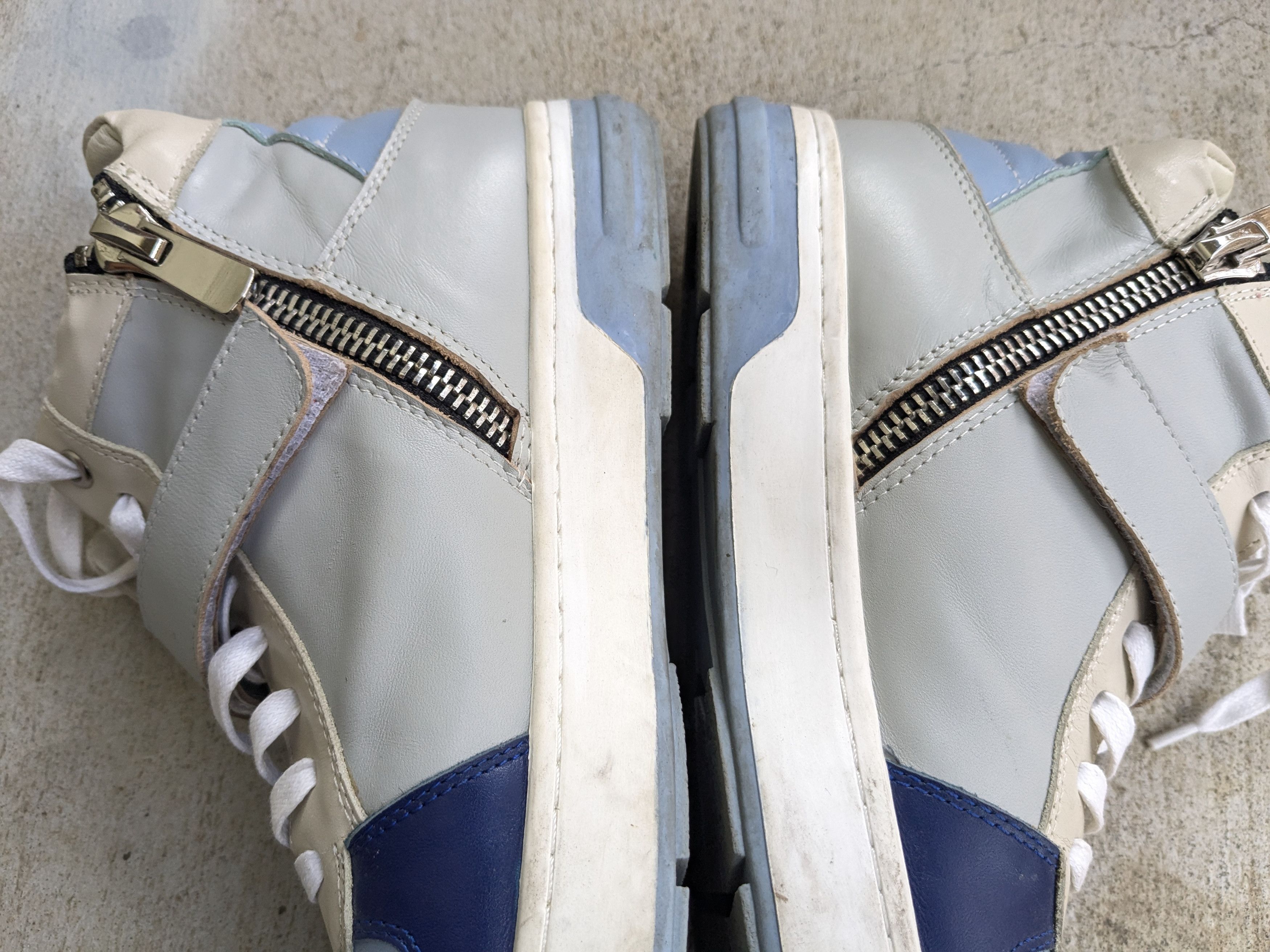 Salvatore Ferragamo Salvatore Ferragamo Nayon Sneakers Blue 8 41 Leather Size US 8 / EU 41 - 9 Thumbnail
