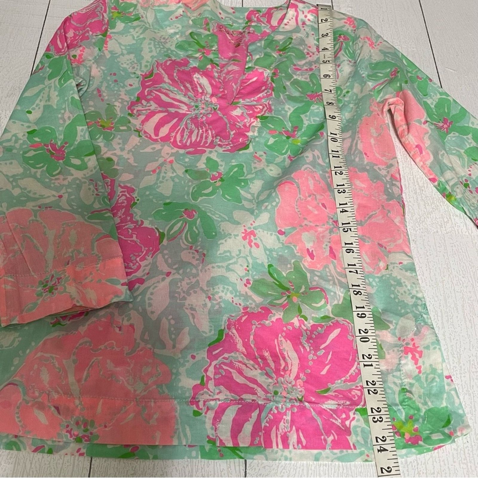 Lilly Pulitzer Lilly Pulitzer Amelia Island Floral Tunic Size XXS Size XXS / US 00 / IT 34 - 2 Thumbnail