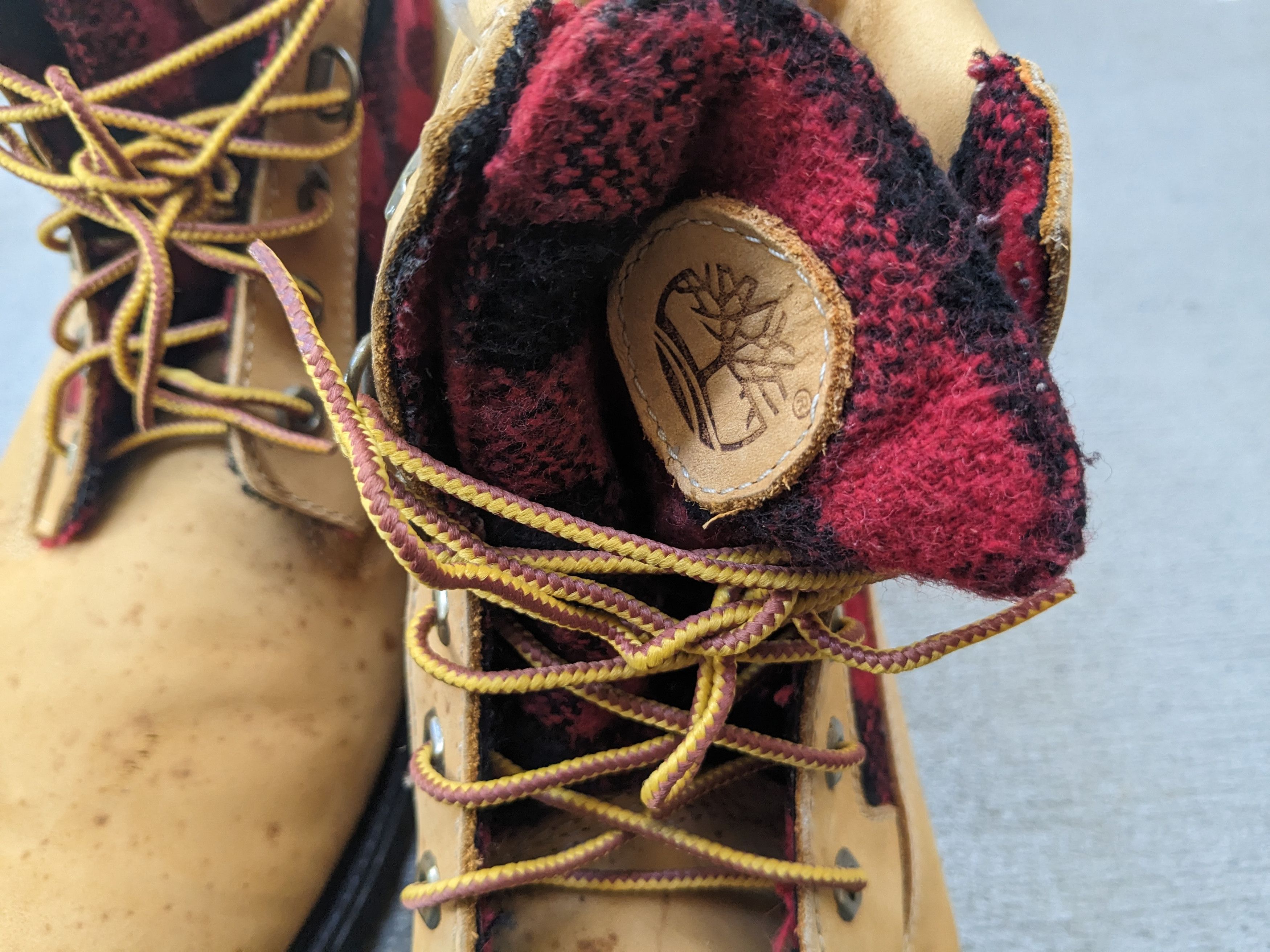Timberland Timberland Boots 12 Tan Wheat Buffalo Plaid Size US 12 / EU 45 - 7 Thumbnail