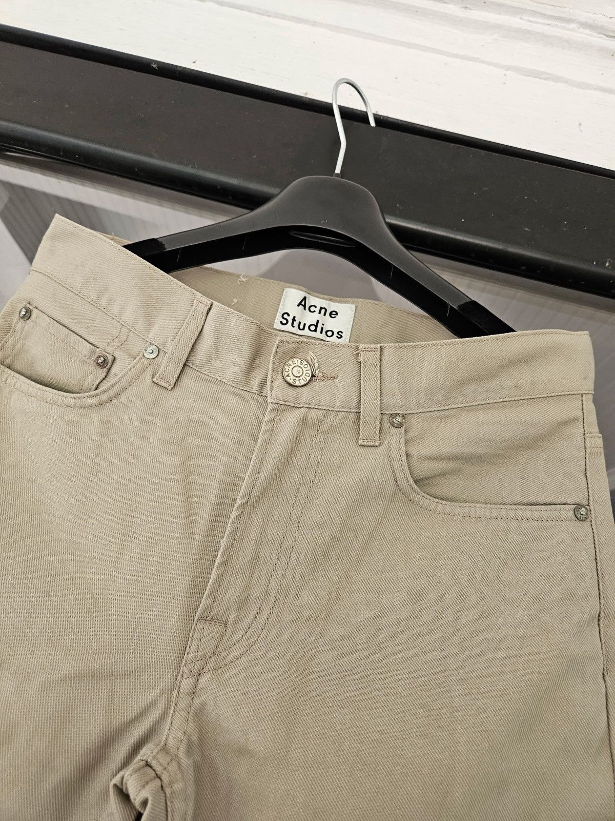 Acne Studios Ace Beige Khaki Pants Size US 32 / EU 48 - 4 Thumbnail