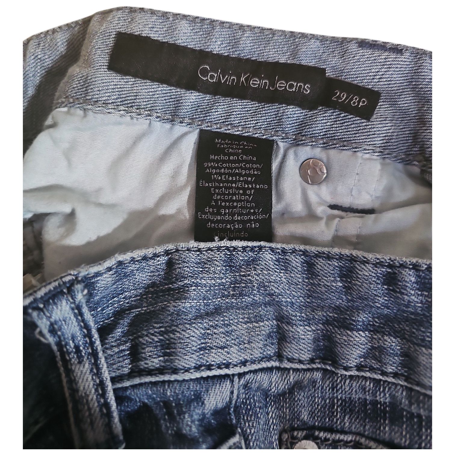 Calvin Klein Calvin Klein Jeans Women's Denim Shorts Size 29/8P Size 29" - 5 Thumbnail
