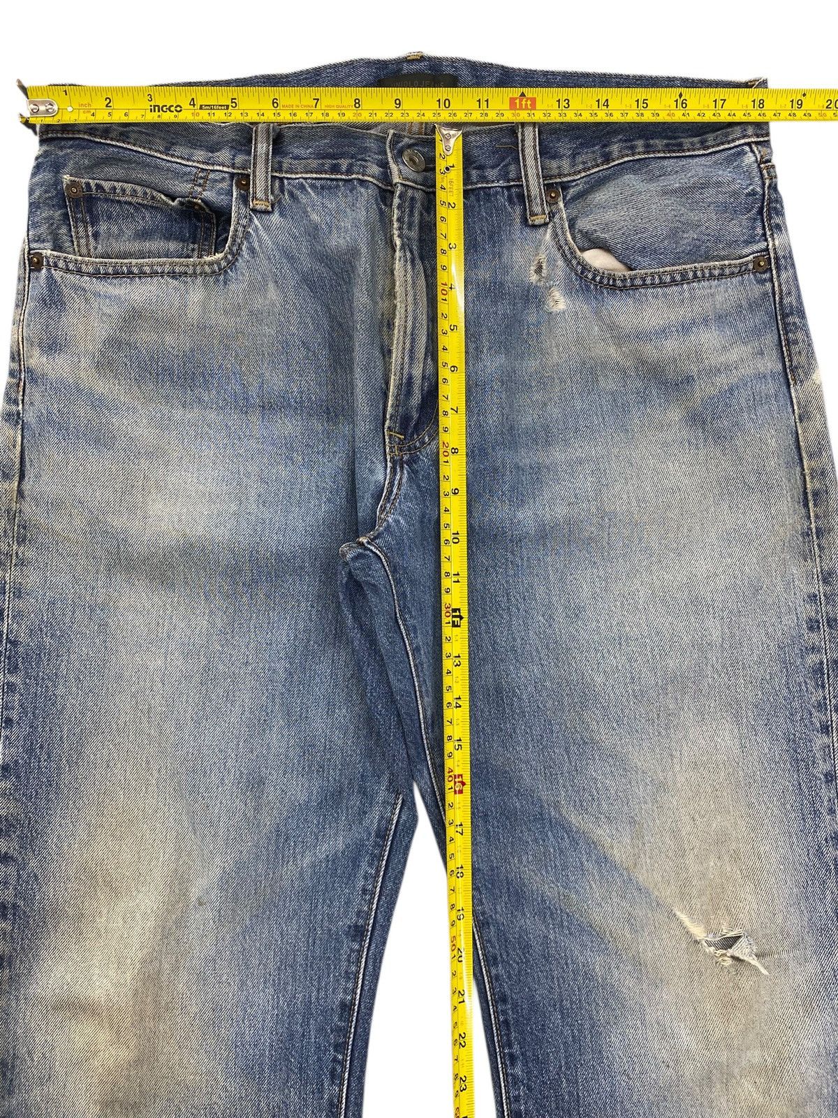Uniqlo Uniqlo Faded Light Wash Style Baggy Jeans Size US 36 / EU 52 - 6 Thumbnail