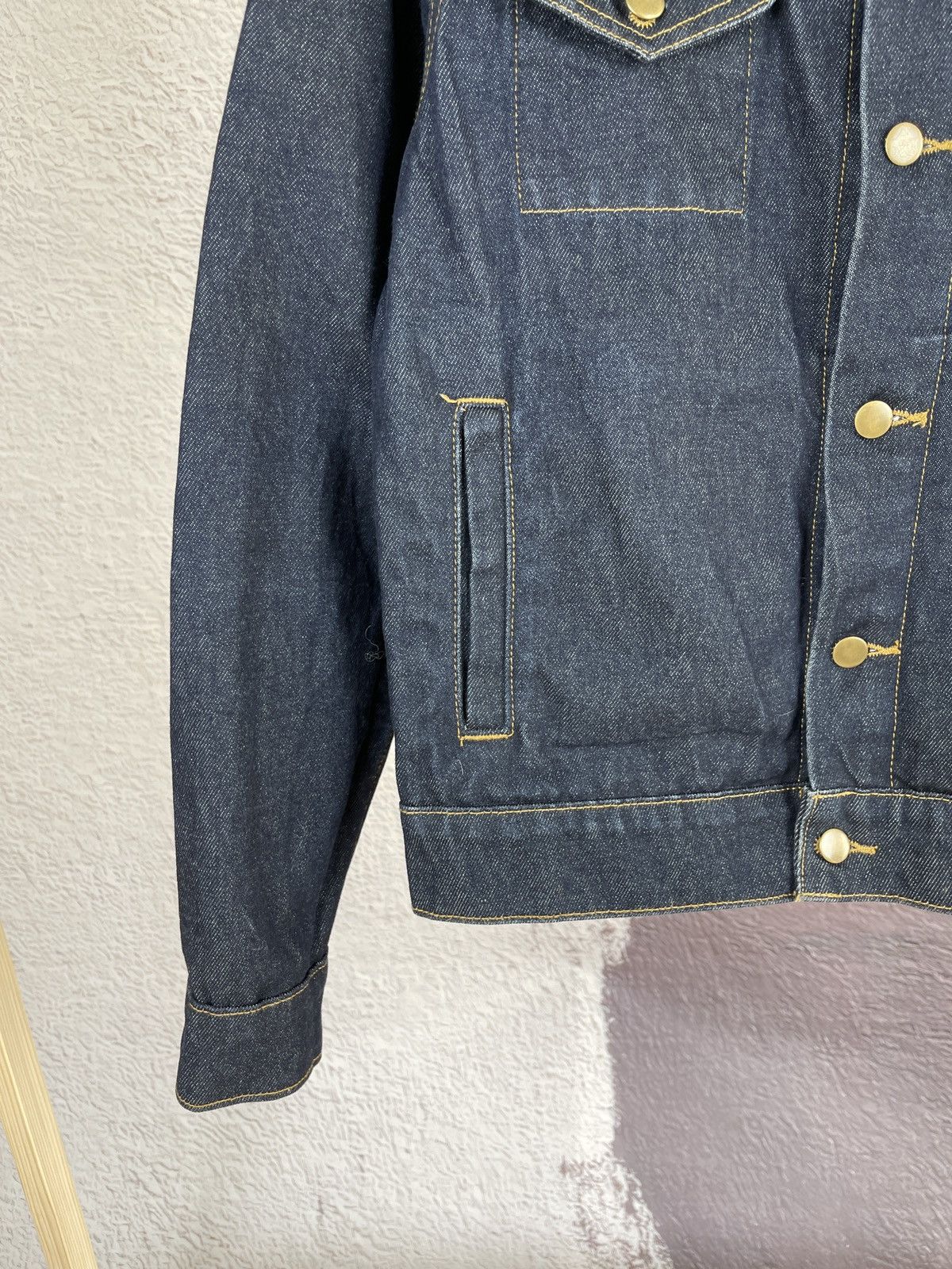 American Apparel American Apparel indigo blue denim trucker jacket made in US Size US M / EU 48-50 / 2 - 4 Thumbnail