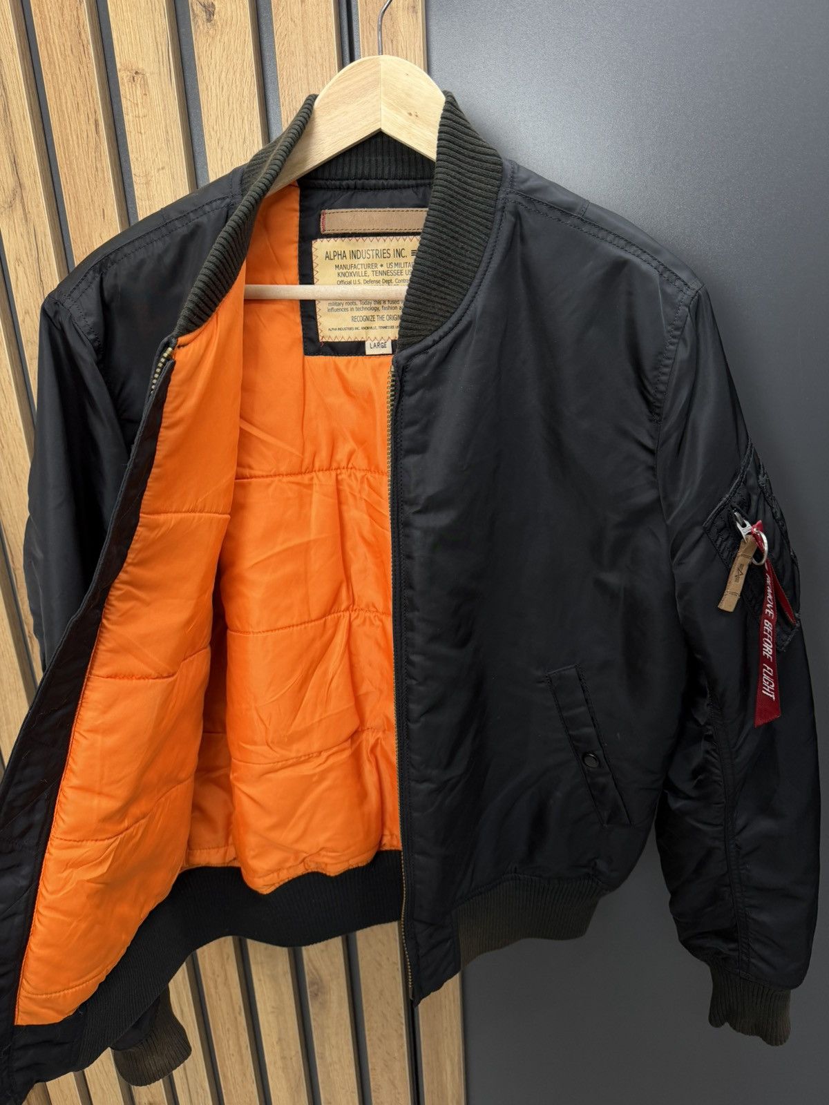 Alpha Industries Alpha Industries MA-1 Flight Bomber Jacket Black L Size US L / EU 52-54 / 3 - 8 Thumbnail