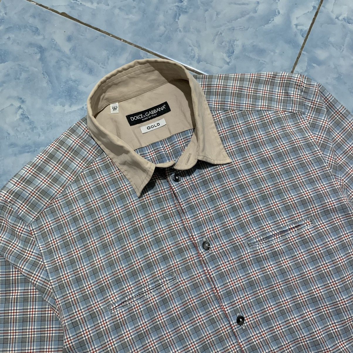 Dolce & Gabbana Vintage Dolce & Gabbana Gold Button Up Size M / US 6-8 / IT 42-44 - 2 Thumbnail