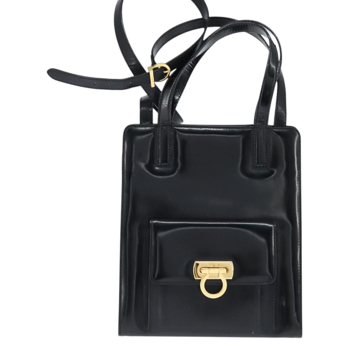 Salvatore Ferragamo Salvatore Ferragamo Gancini handbag Patent leather Size ONE SIZE - 1 Thumbnail