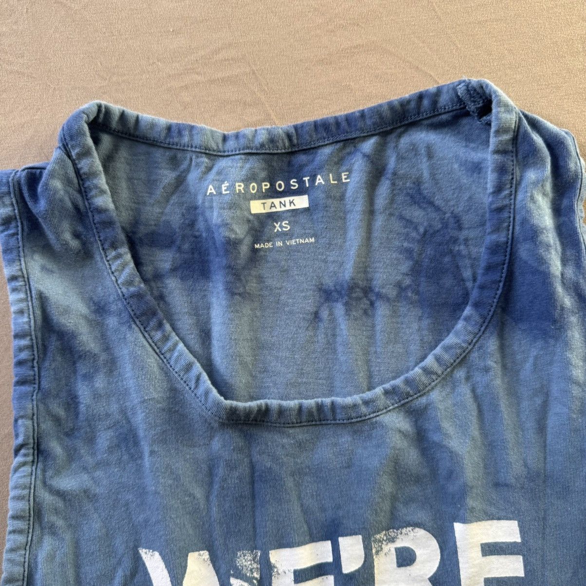 Aeropostale Aeropostale Tie Dye Slogan Tank Top Size US XS / EU 42 / 0 - 2 Thumbnail