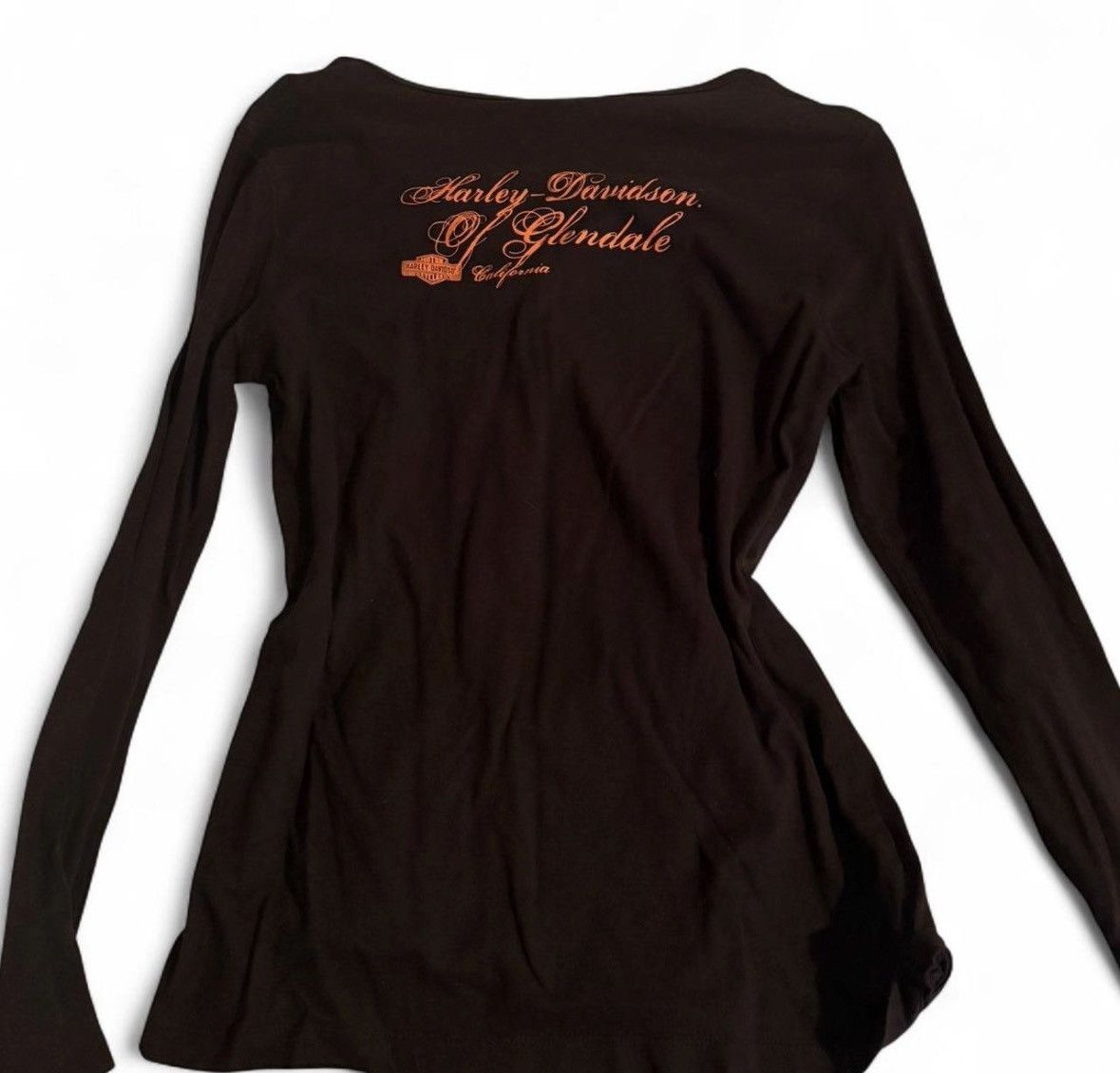 Harley Davidson Harley Davidson black long sleeve top Size S / US 4 / IT 40 - 2 Thumbnail