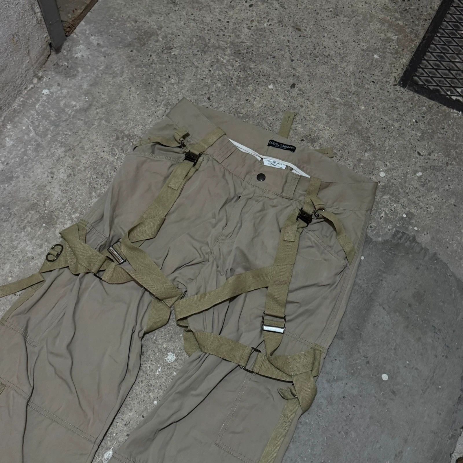 Dolce & Gabbana S/S 2004 Dolce & Gabbana bondage parachute cargo pants Size US 31 - 4 Thumbnail