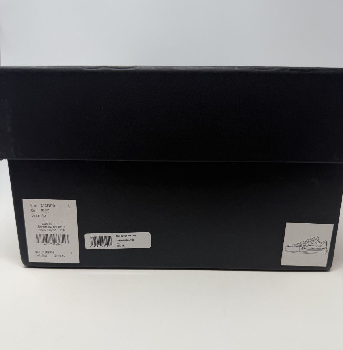 Amiri Amiri x Maison Mihara Yasuhiro Bones Petrson OG Sole Sneaker Size US 12 / EU 45 - 10 Thumbnail