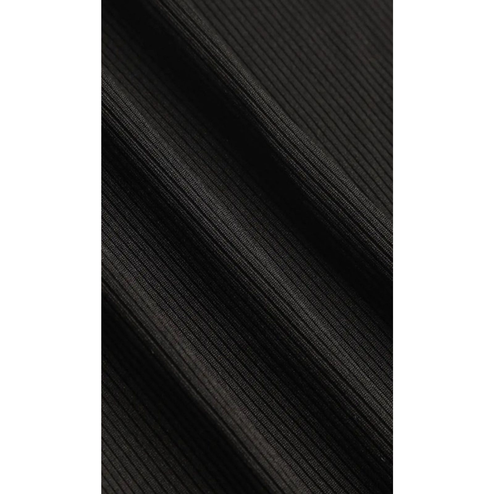 Cider Cider Solid Black Slim Fit Mid Rise V-Neck Cami Maxi Dress Size L / US 10 / IT 46 - 7 Thumbnail