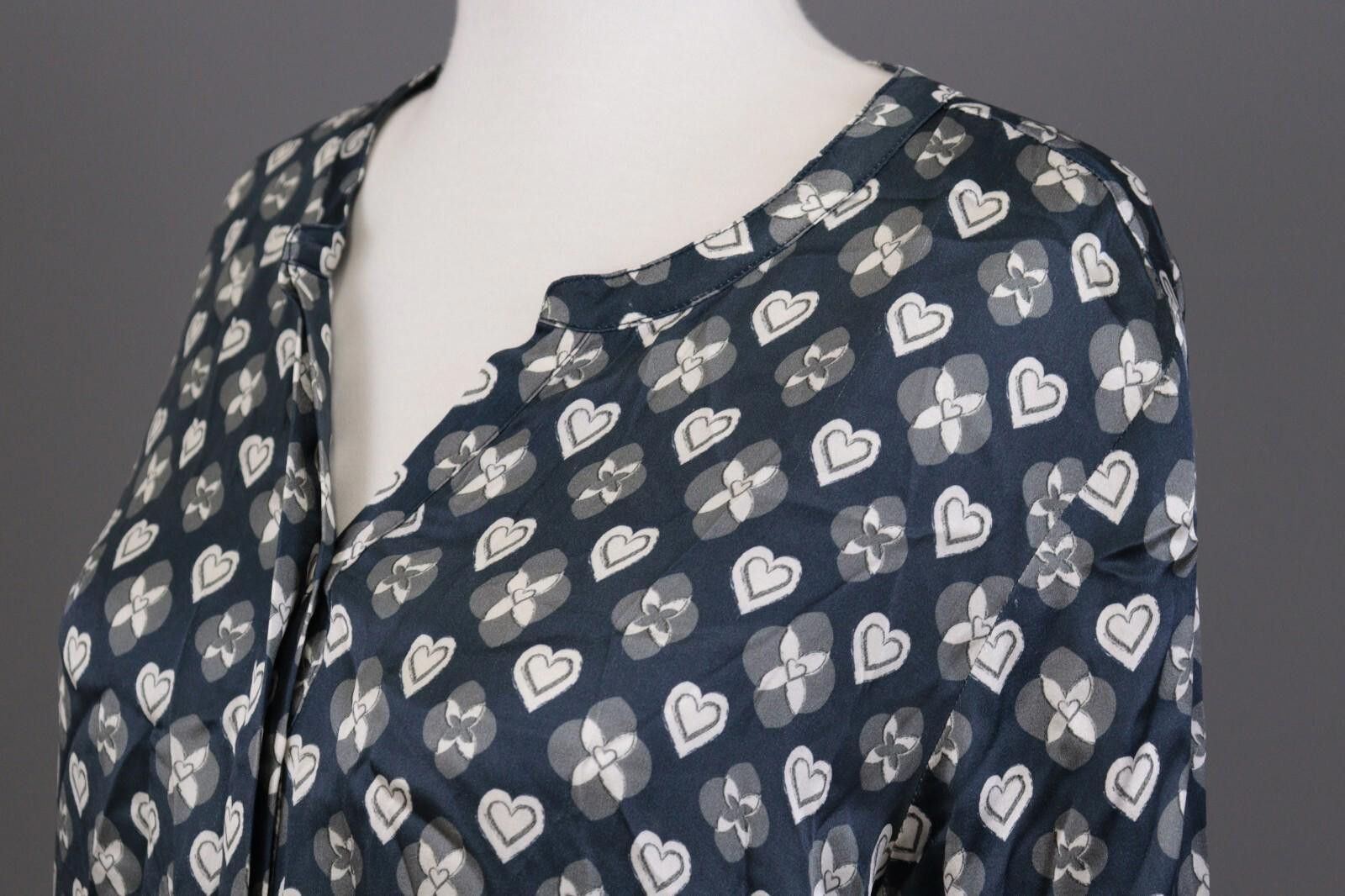 Designer Princess Goes Hollywood Gray Button Dwon Silk Shirt Sz 42 Size M / US 6-8 / IT 42-44 - 8 Thumbnail
