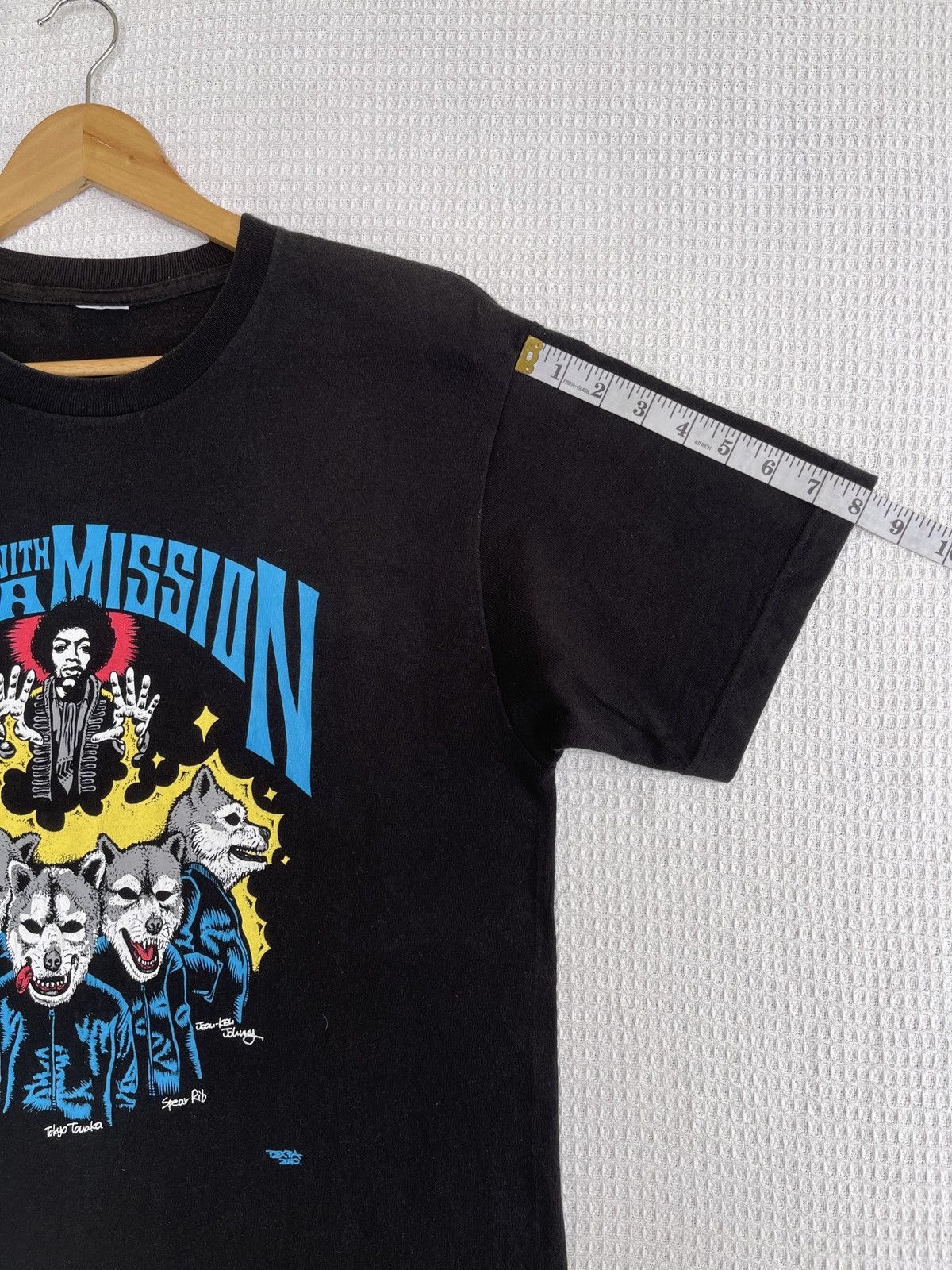 Band Tees Rare🔥Vintage Japanese Rock Band Man With A Mission Size US L / EU 52-54 / 3 - 9 Thumbnail