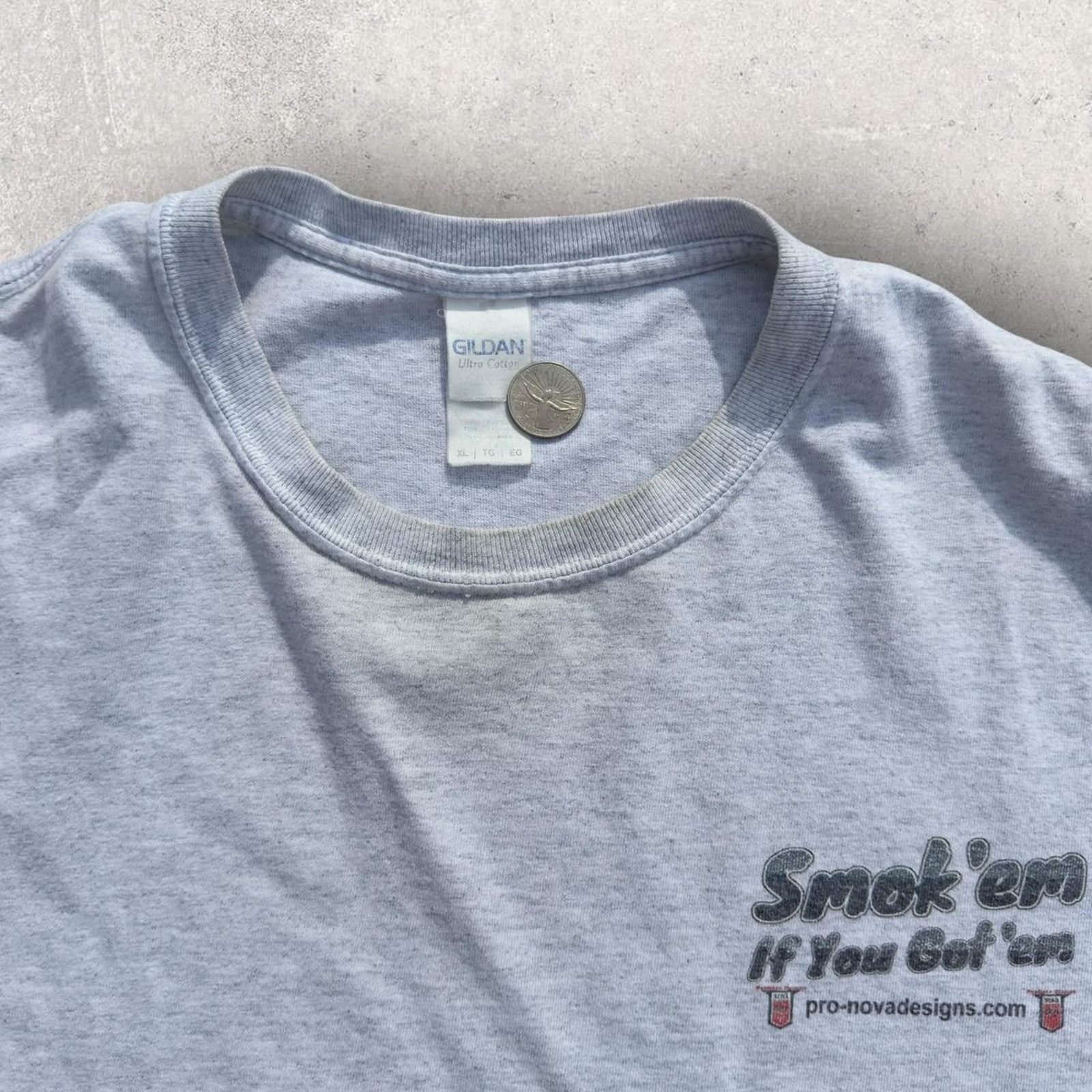 Vintage Vintage Smok’em If You Got’em Graphic T-Shirt Size US XXL / EU 58 / 5 - 7 Thumbnail