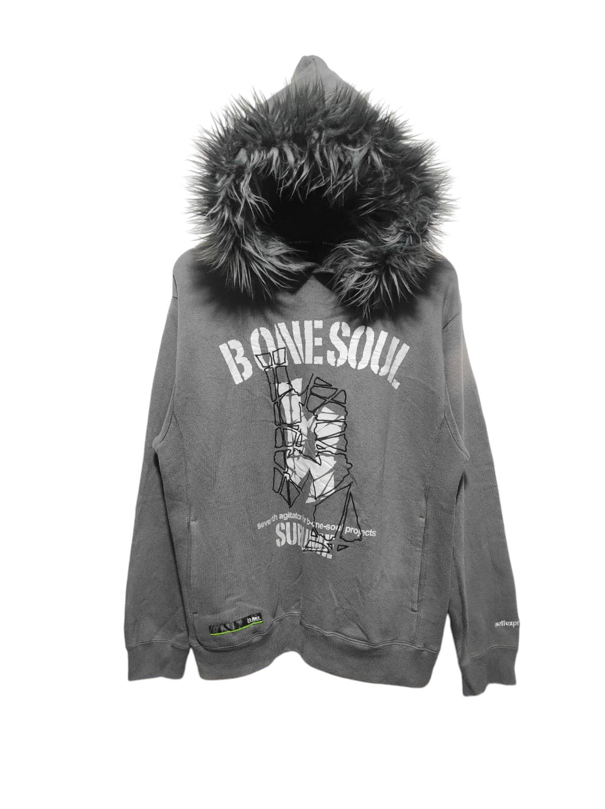 Japanese Brand B One Soul fur hoodie ifsix LGB style Size US M / EU 48-50 / 2 - 1 Thumbnail