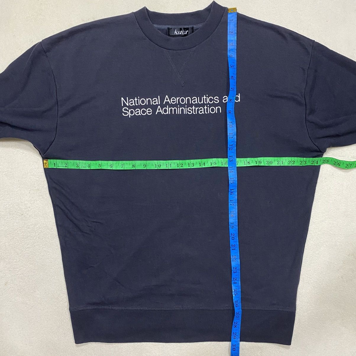Japanese Brand × Vintage Vintage KUTIR NASA Backhit Sweatshirt Size US XL / EU 56 / 4 - 8 Thumbnail