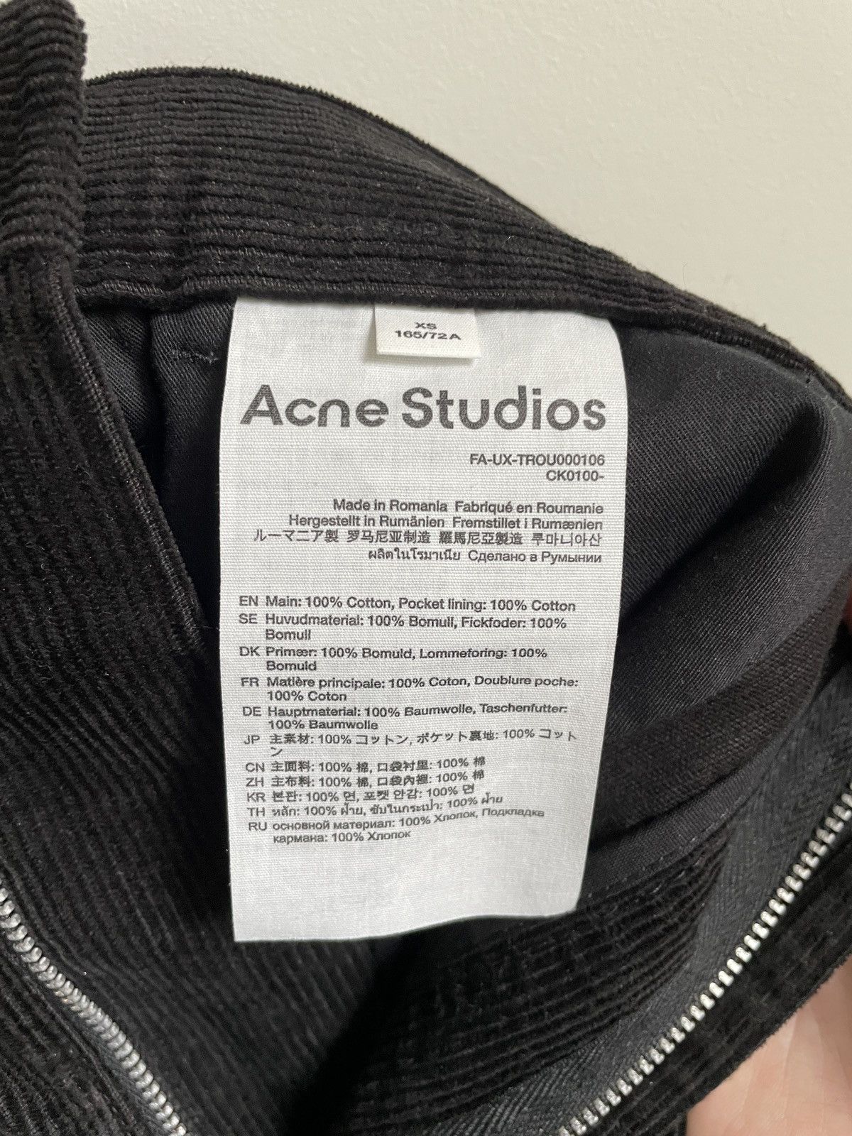 Acne Studios Paroy Face Corduroy Cargo Pants Size US 30 / EU 46 - 5 Thumbnail