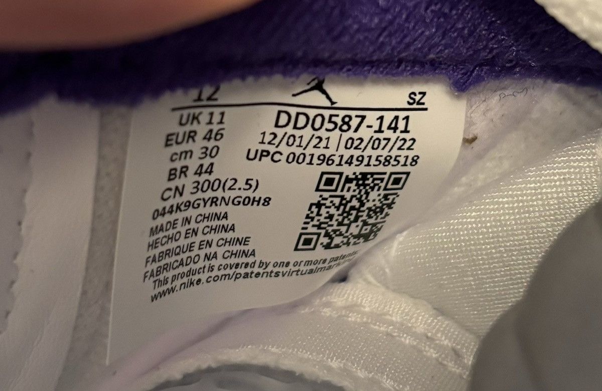Jordan Brand Jordan 5 Retro Concord 2022 Size 12 Size US 12 / EU 45 - 8 Thumbnail