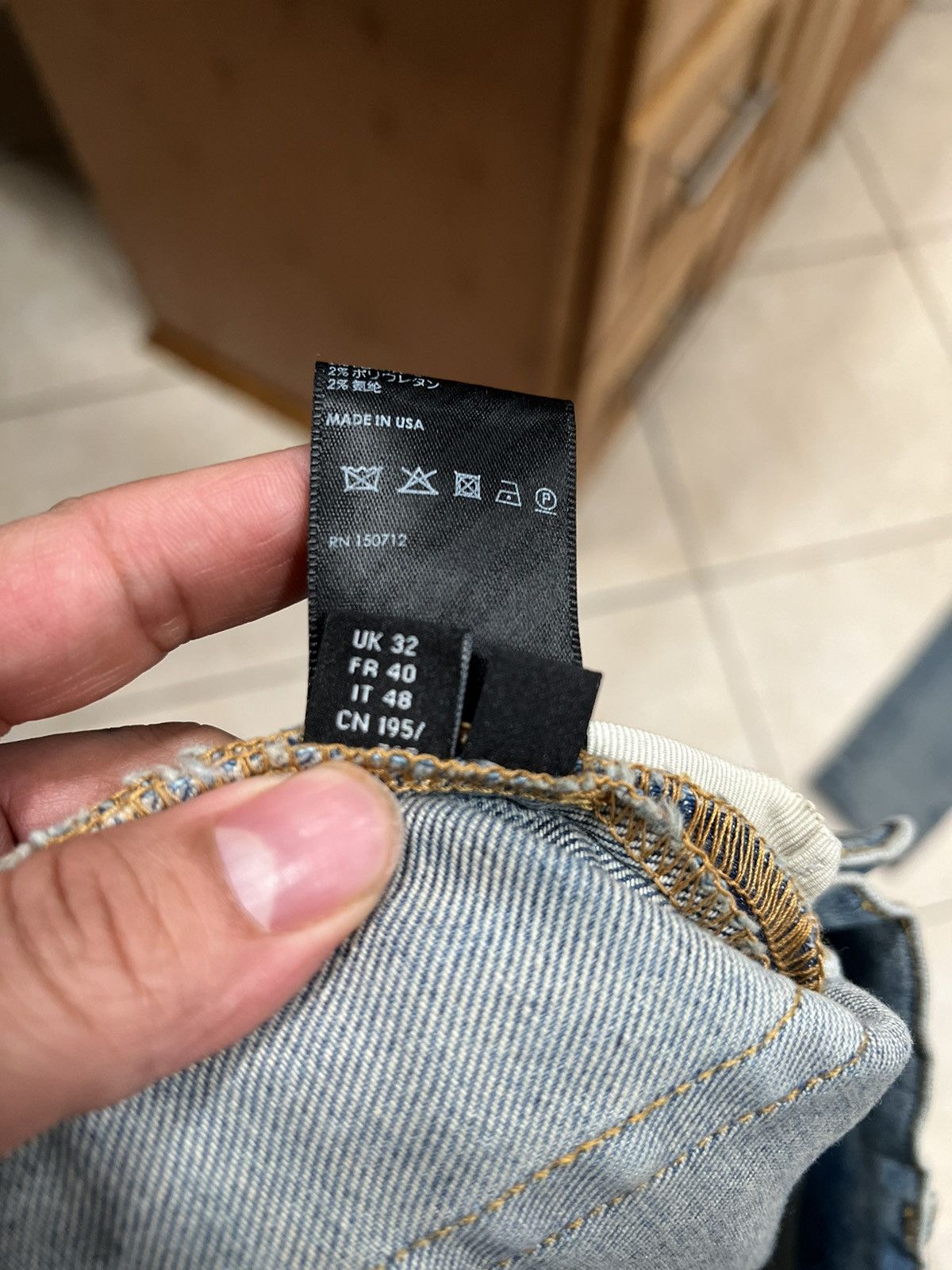 Amiri Amiri jeans plaid patch Size US 32 / EU 48 - 6 Thumbnail
