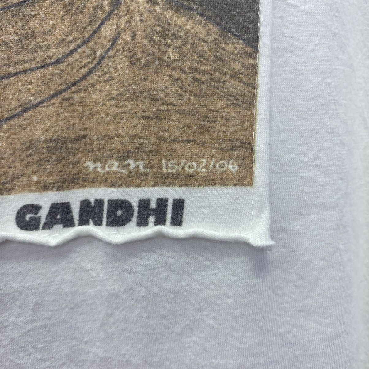Vintage Mahatma Ghandi Politicians Photo Tee Size US M / EU 48-50 / 2 - 4 Thumbnail