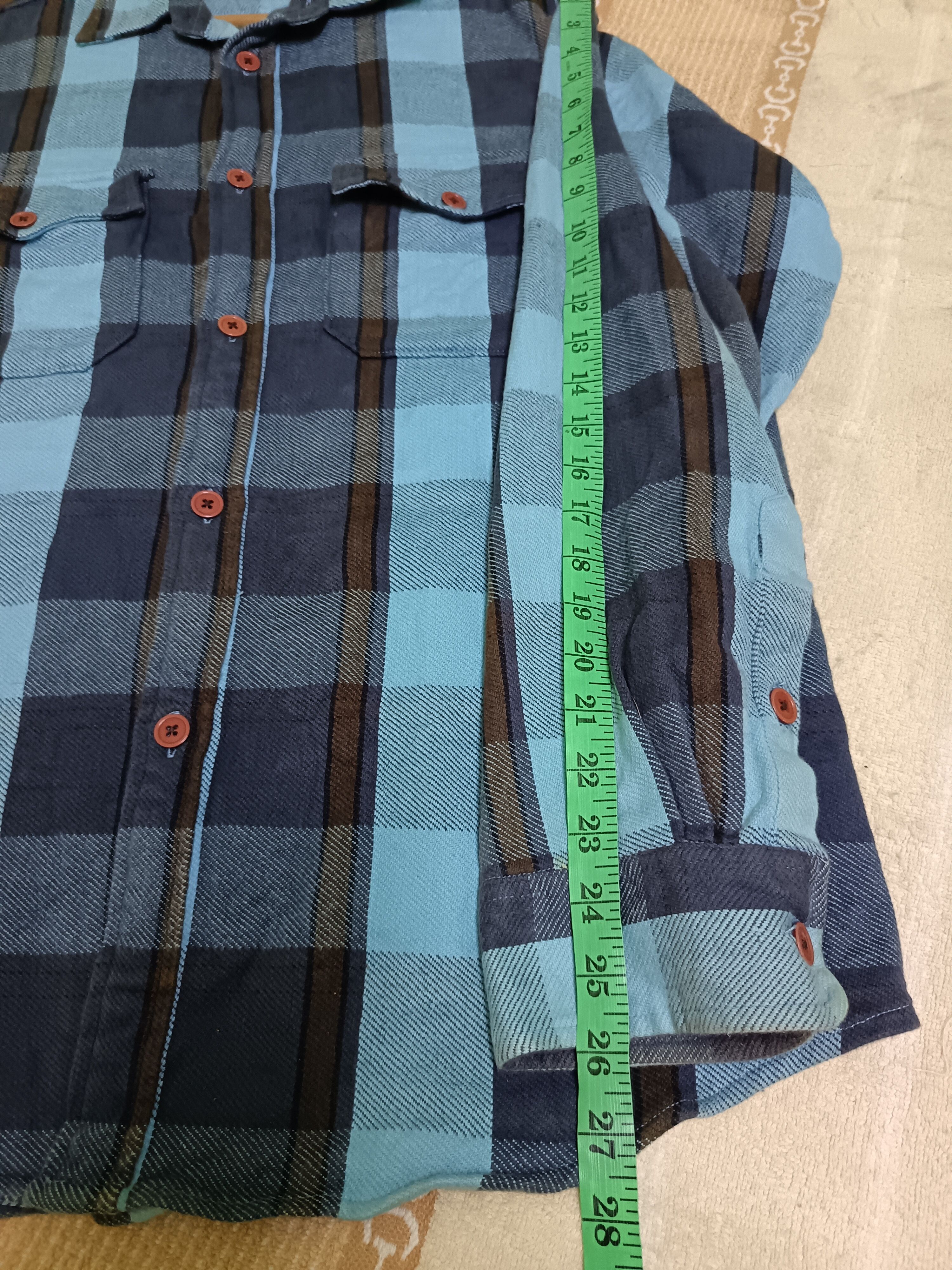 Stussy × Vintage Stussy Flannel Long Sleeve Collar Size US L / EU 52-54 / 3 - 6 Thumbnail